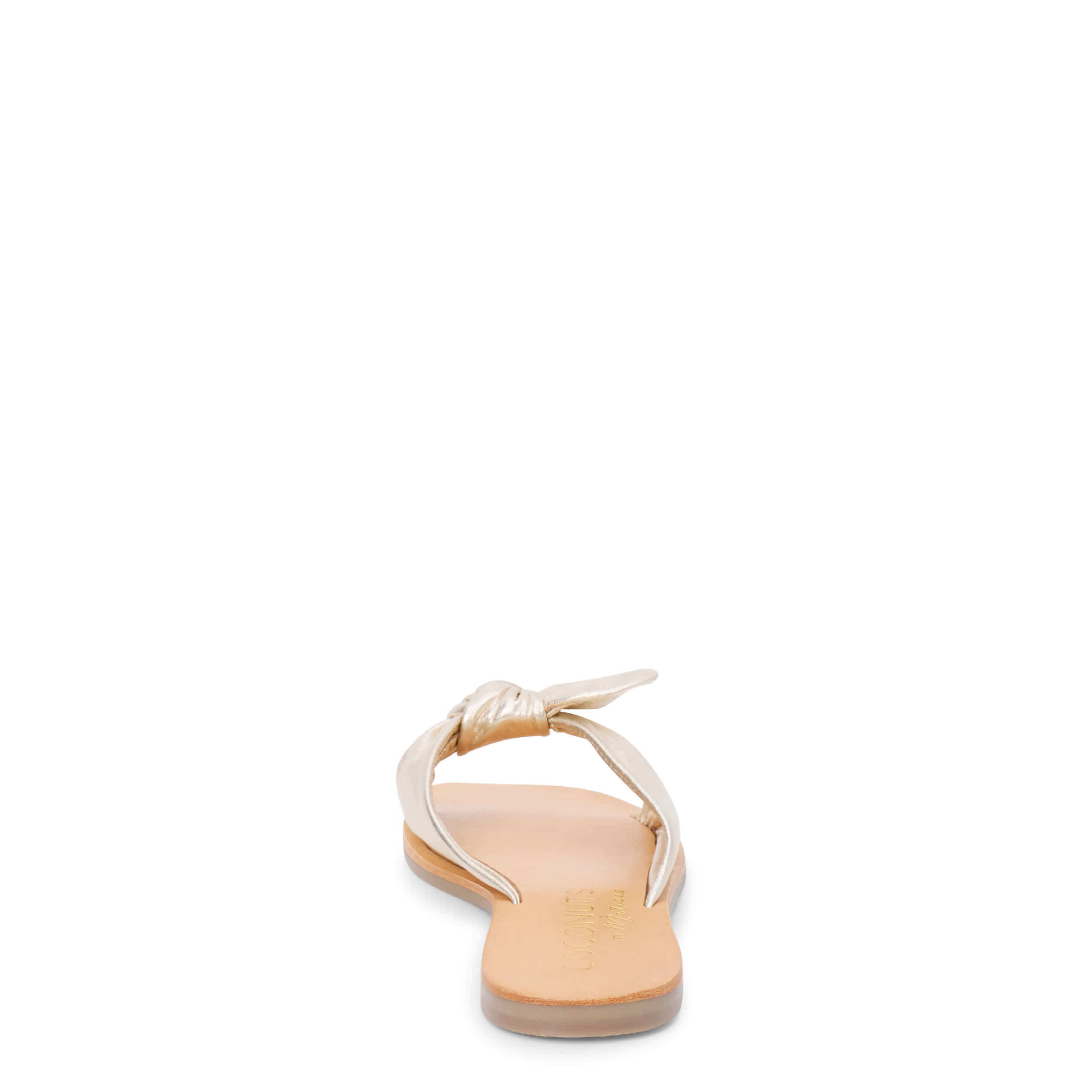COCONUTS-WOMENS MACKENZIE SLIDE SANDAL-GOLD & 