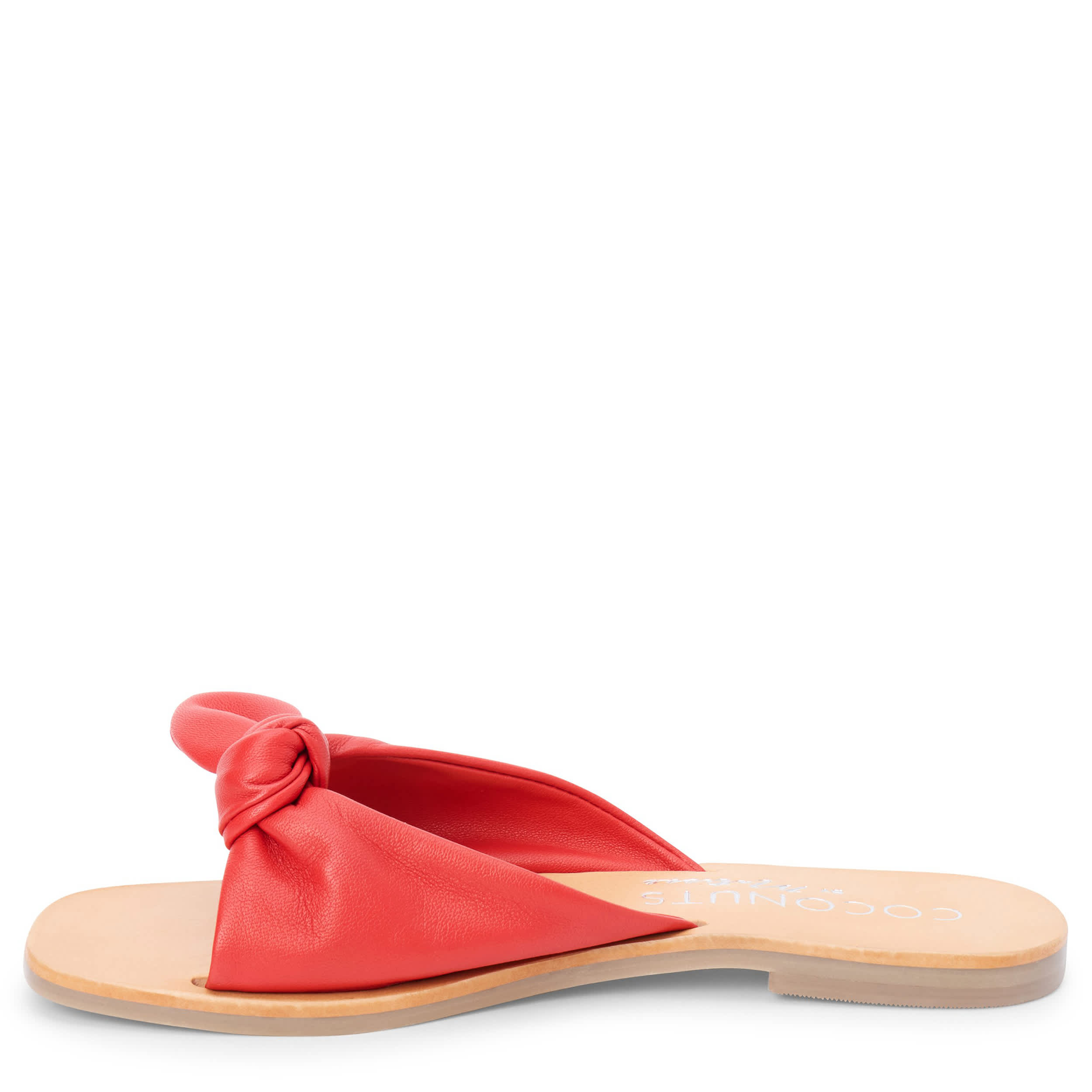 COCONUTS-WOMENS MACKENZIE SLIDE SANDAL-RED & 
