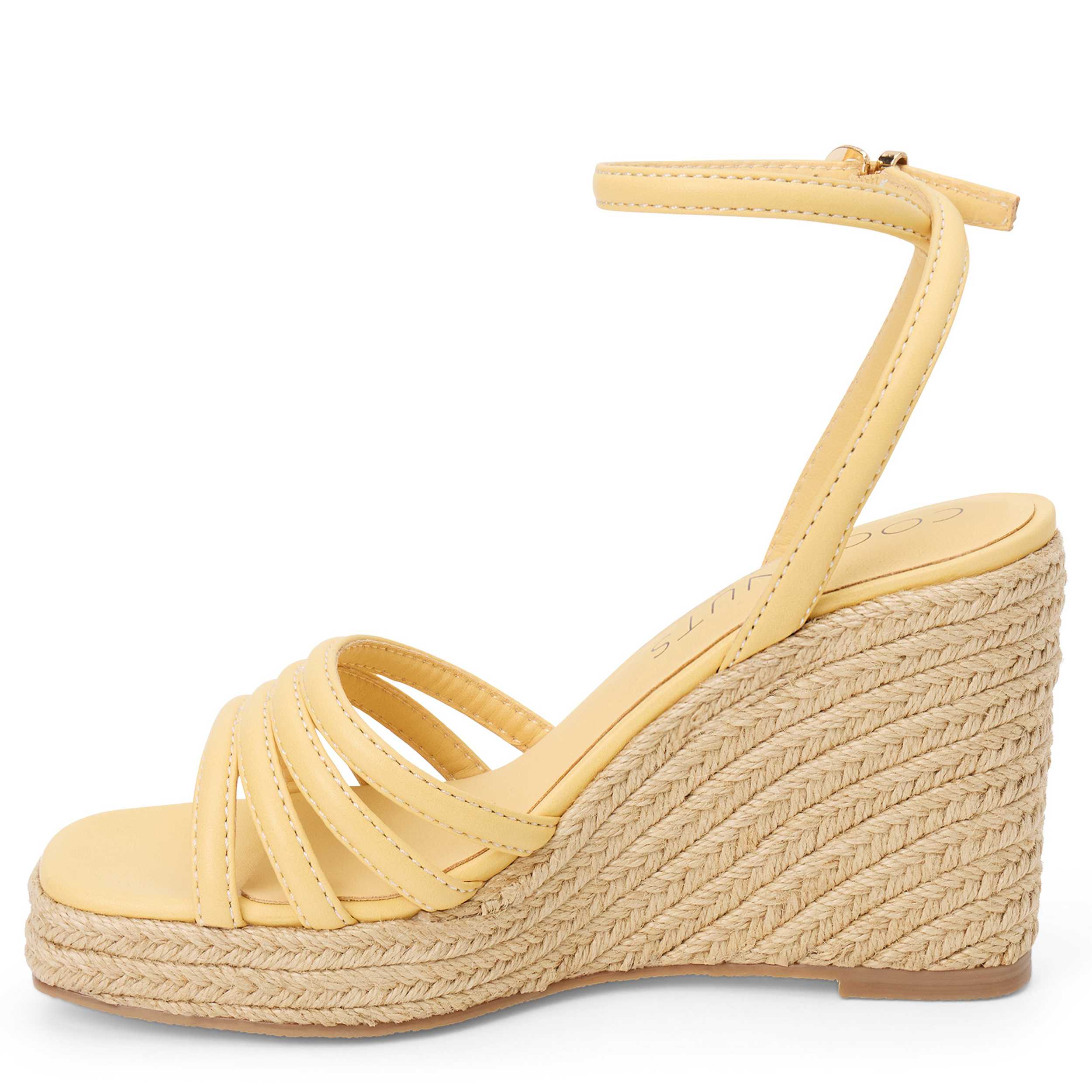 COCONUTS-WOMENS SUNNIE WEDGE SANDAL-BEIGE & 