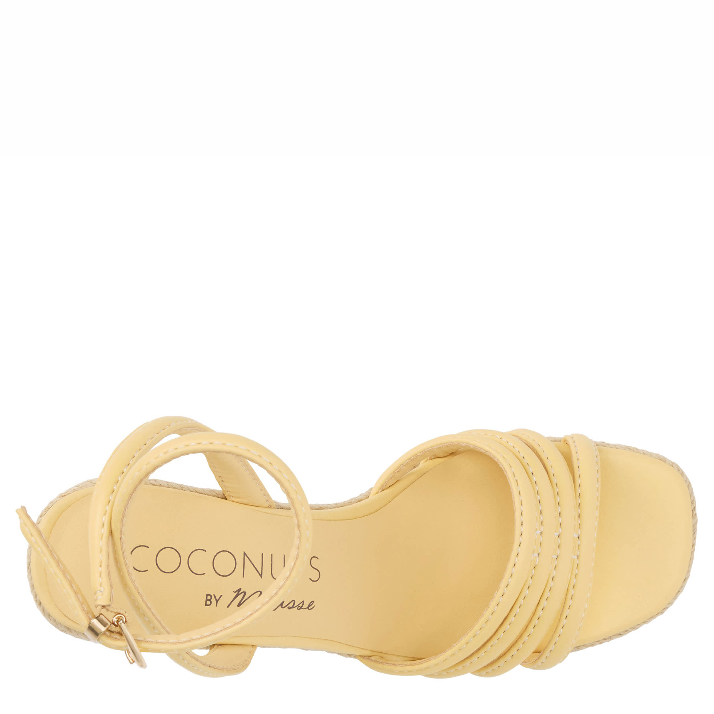 COCONUTS-WOMENS SUNNIE WEDGE SANDAL-BEIGE & 
