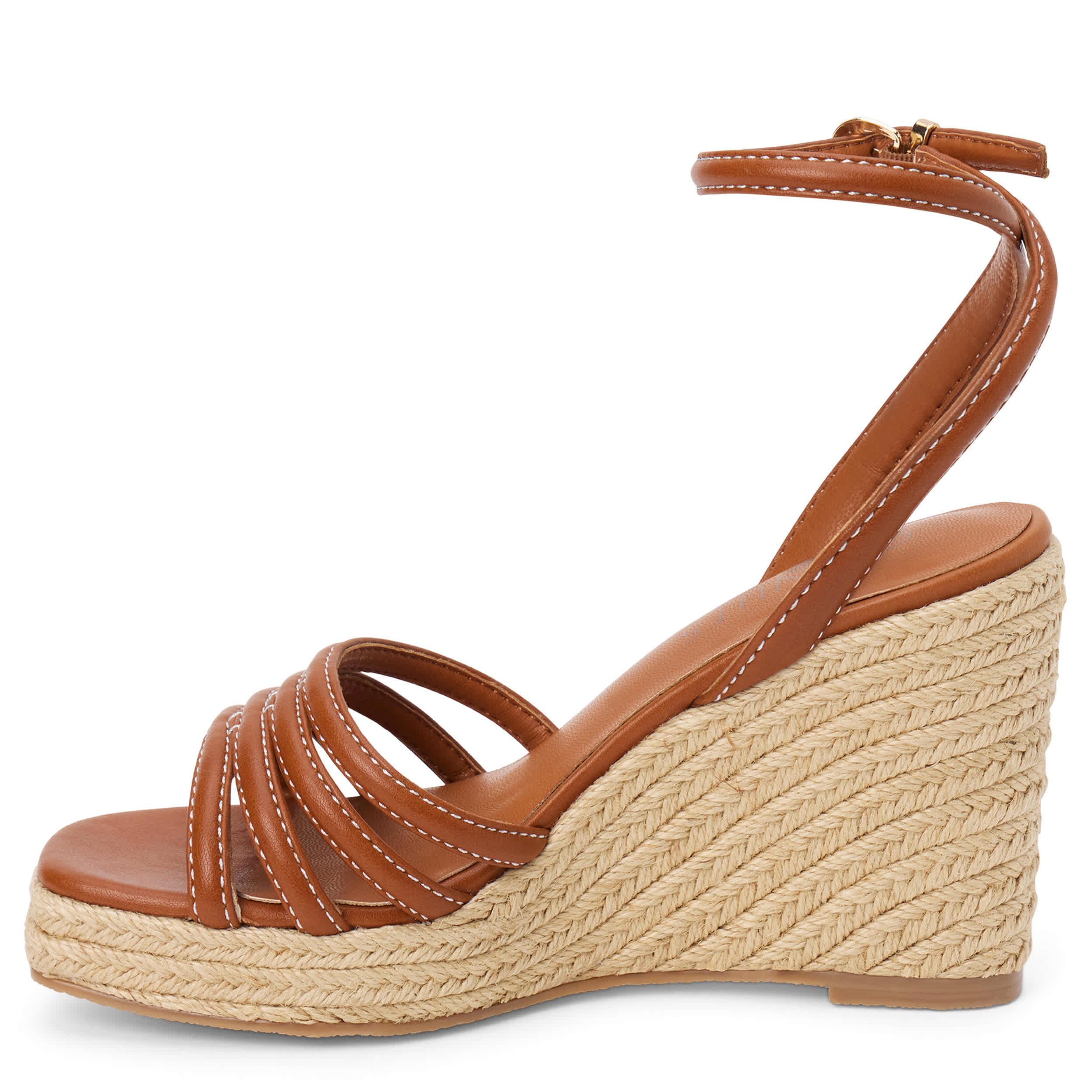 COCONUTS-WOMENS SUNNIE WEDGE SANDAL-COGNAC & 