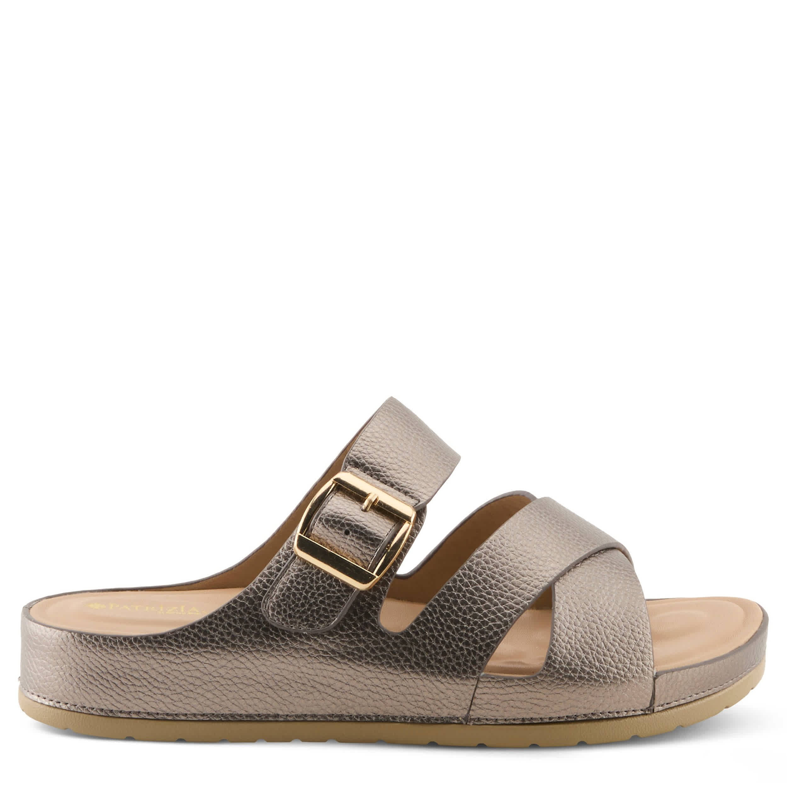 PATRIZIA-WOMENS ELIZA SLIDE SANDAL-PEWTER & 