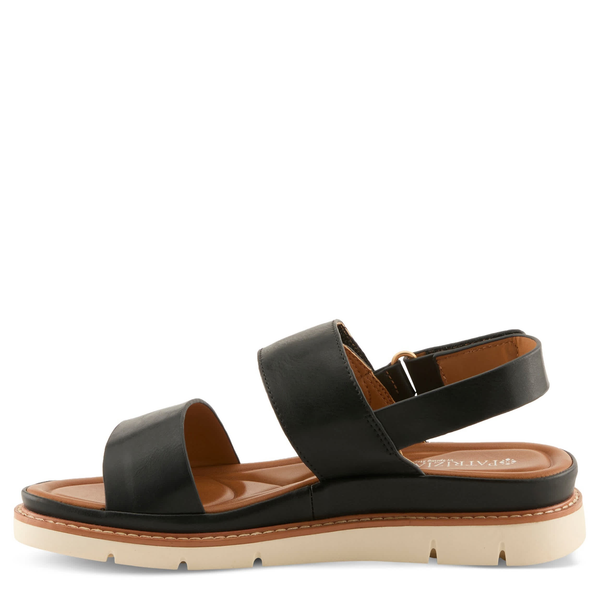 PATRIZIA-WOMENS MARKLE FLAT SANDAL-BLACK & 