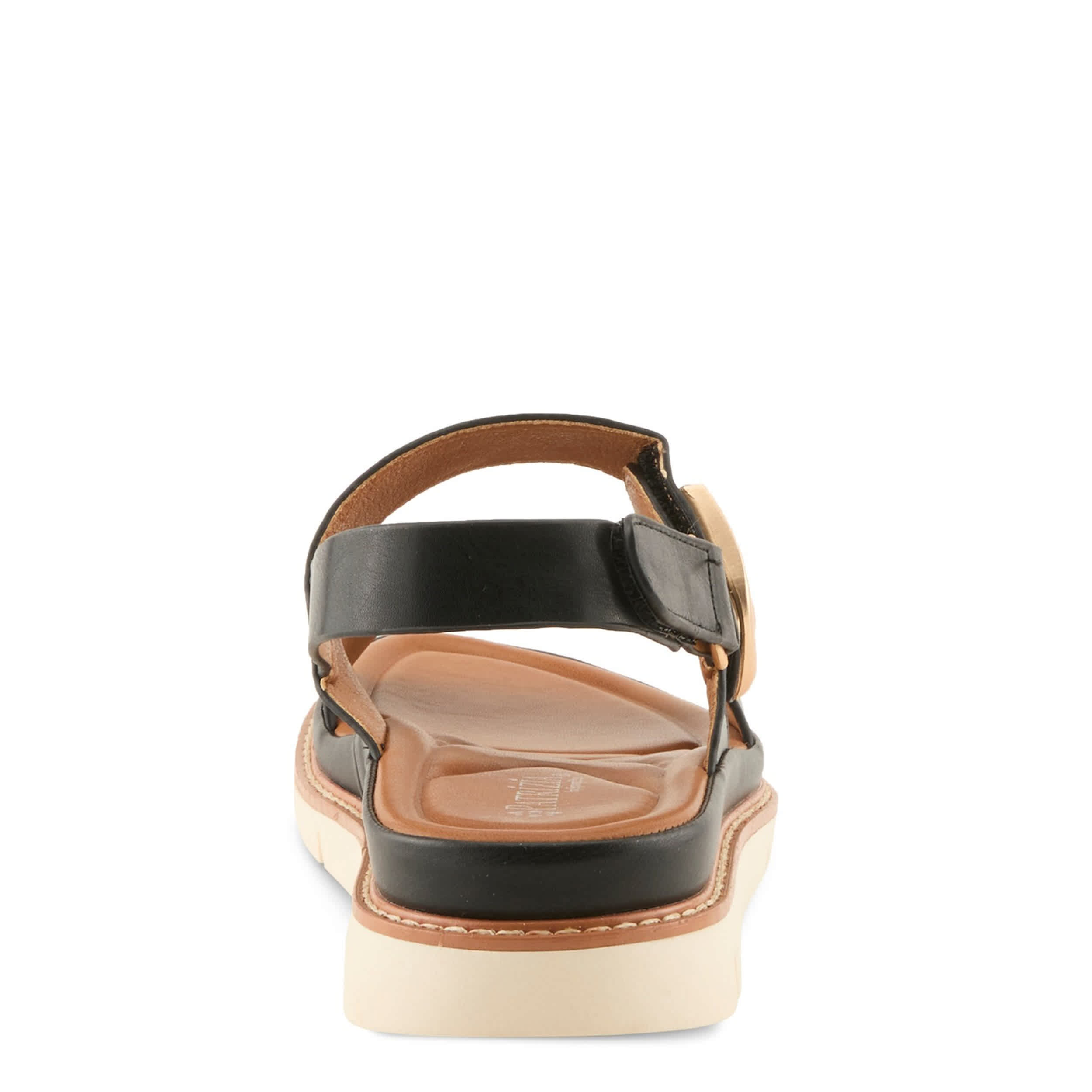 PATRIZIA-WOMENS MARKLE FLAT SANDAL-BLACK & 