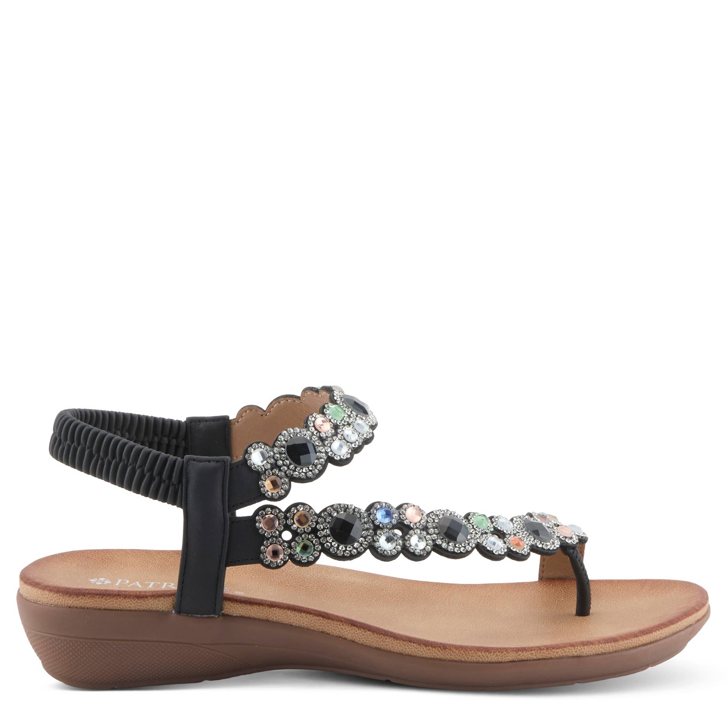 PATRIZIA-WOMENS SANJUAN COMFORT SANDAL-BLACK & 