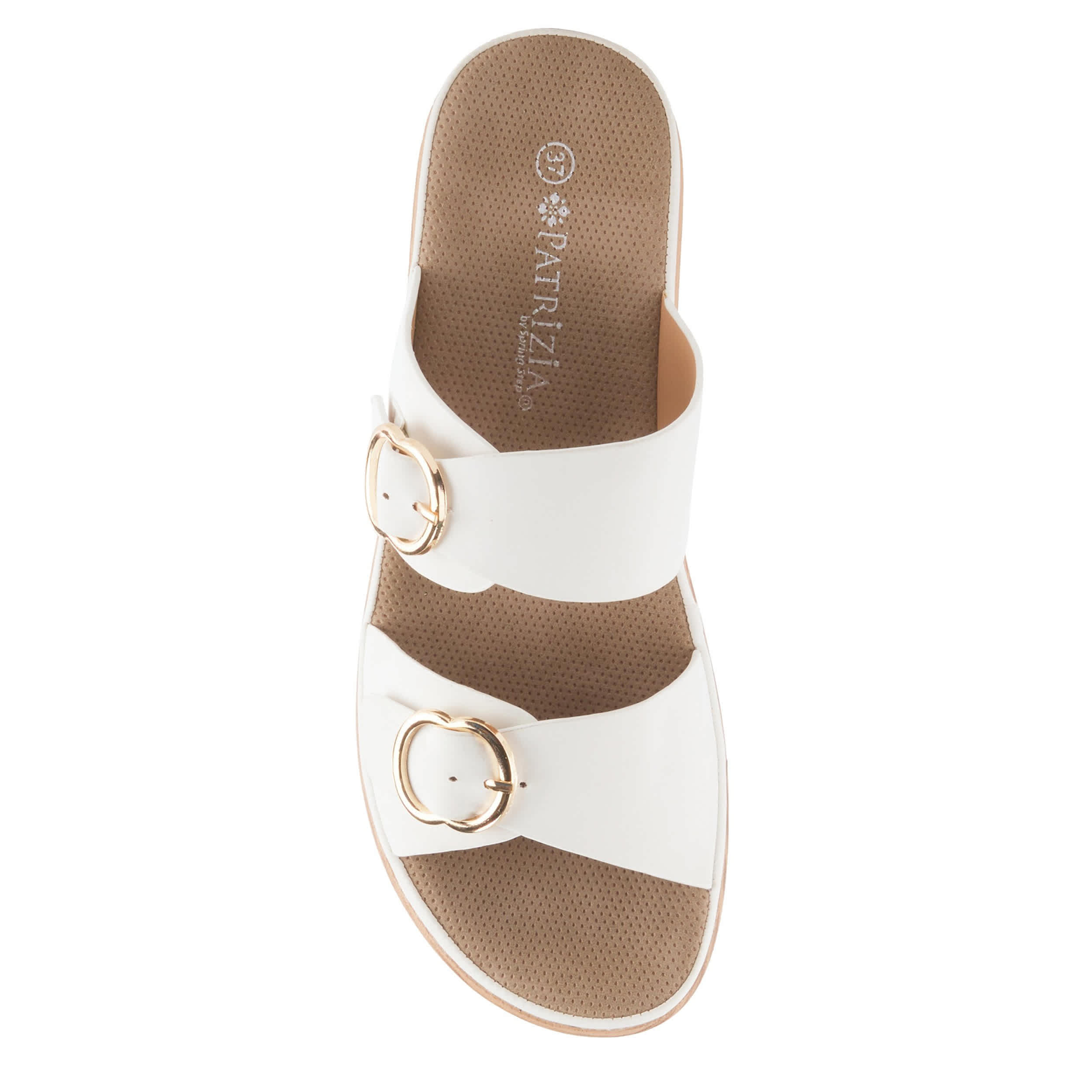 PATRIZIA-WOMENS SHANIHO WEDGE SANDAL-WHITE & 