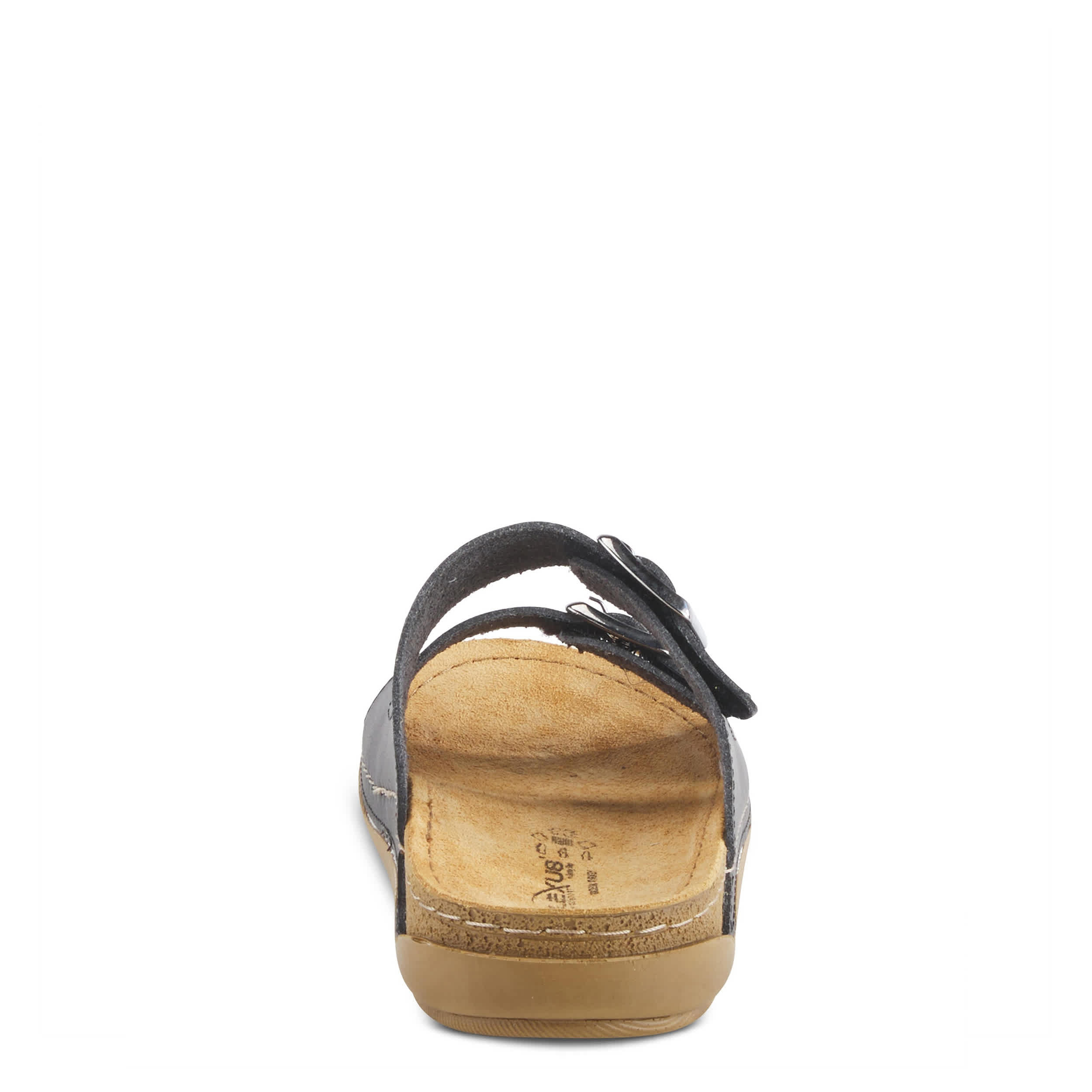 Flexus-WOMENS ABBAS SLIDE SANDAL-BLACK & 