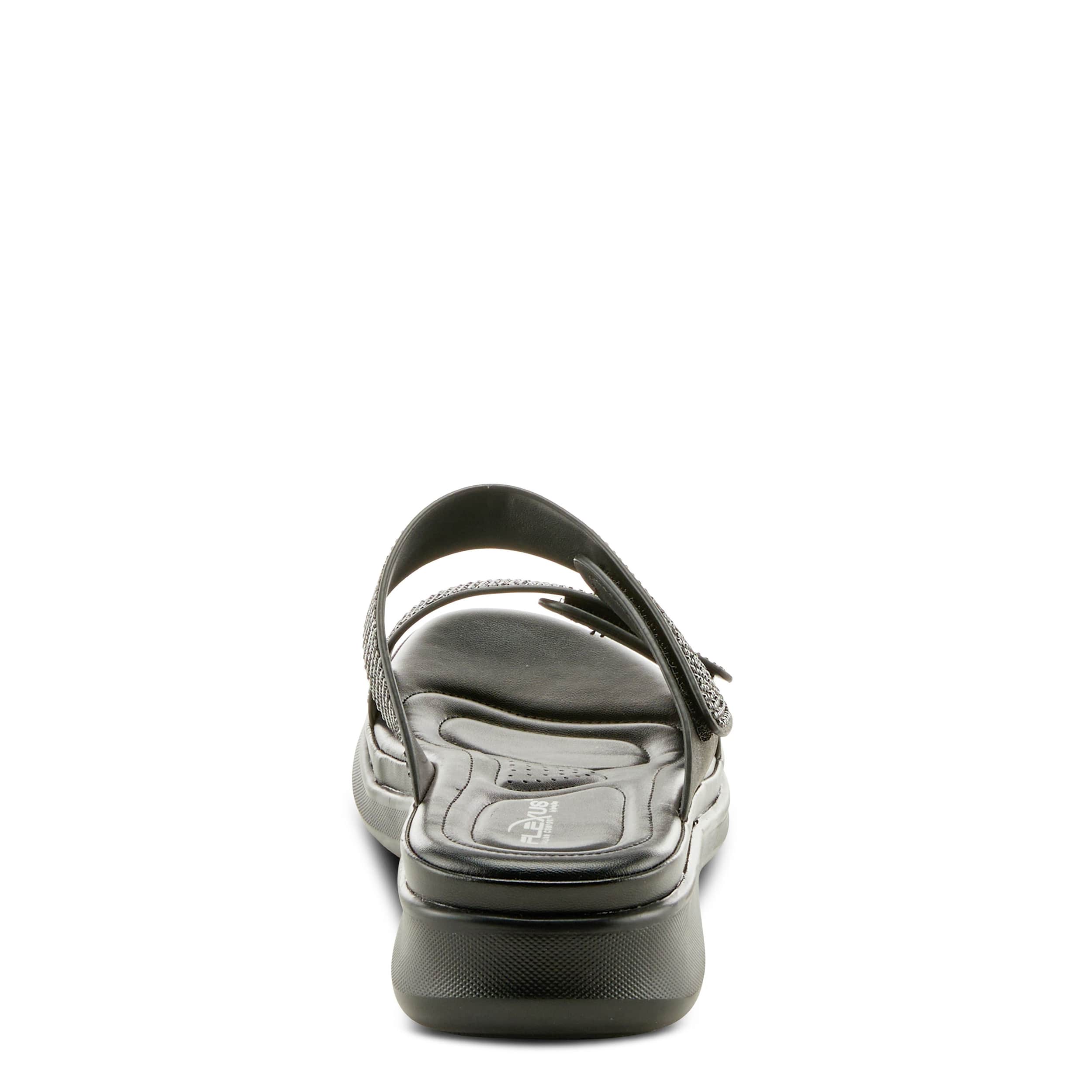 Flexus-WOMENS BLING SLIDE-BLACK & 