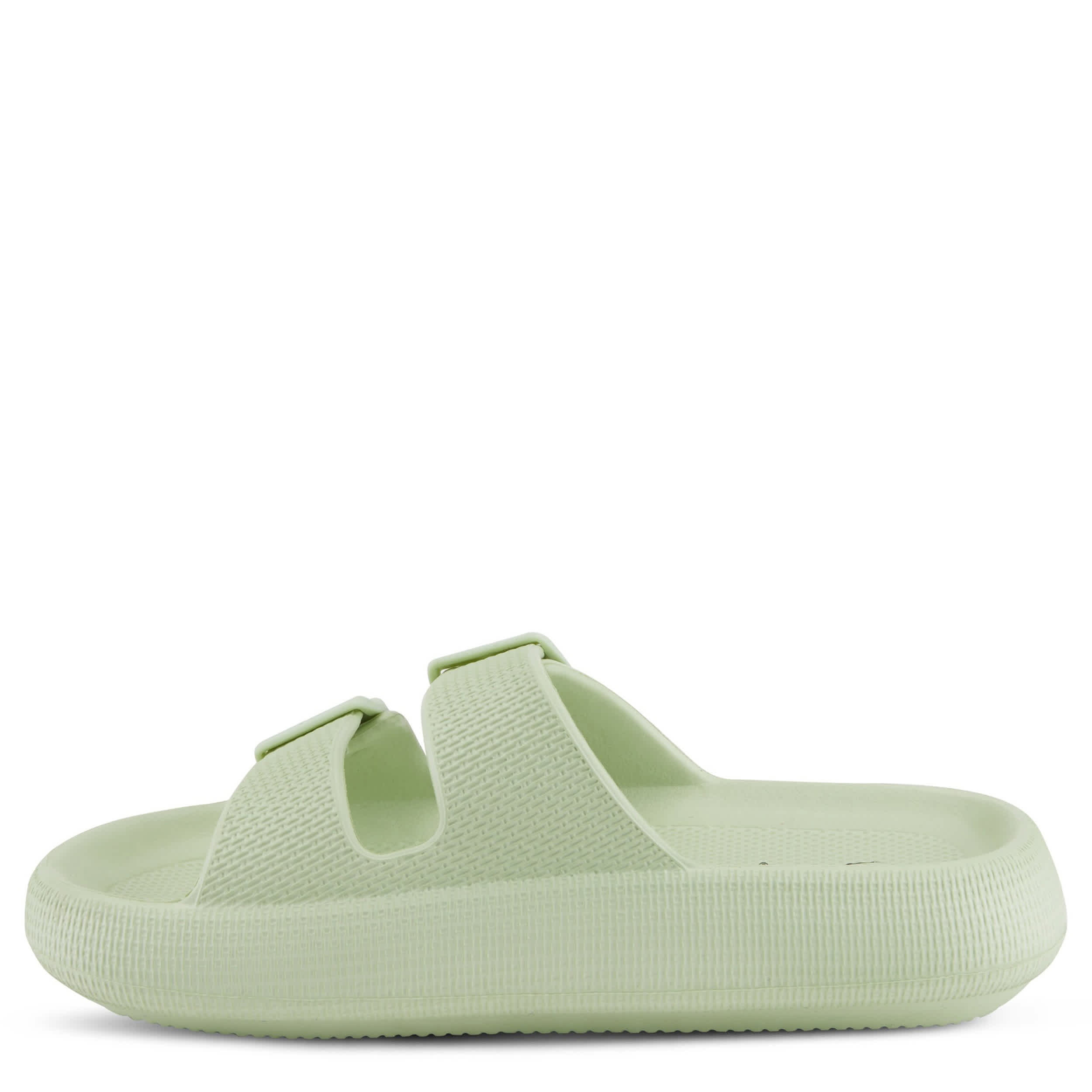 Flexus-WOMENS BUBBLES SLIDE-PALE GREEN & 