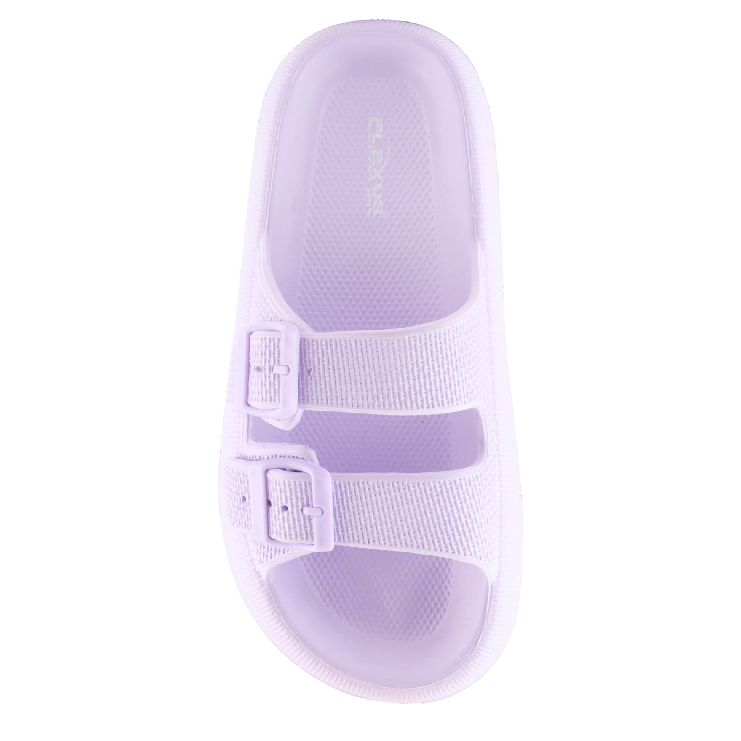 Flexus-WOMENS BUBBLES SLIDE-LILAC & 