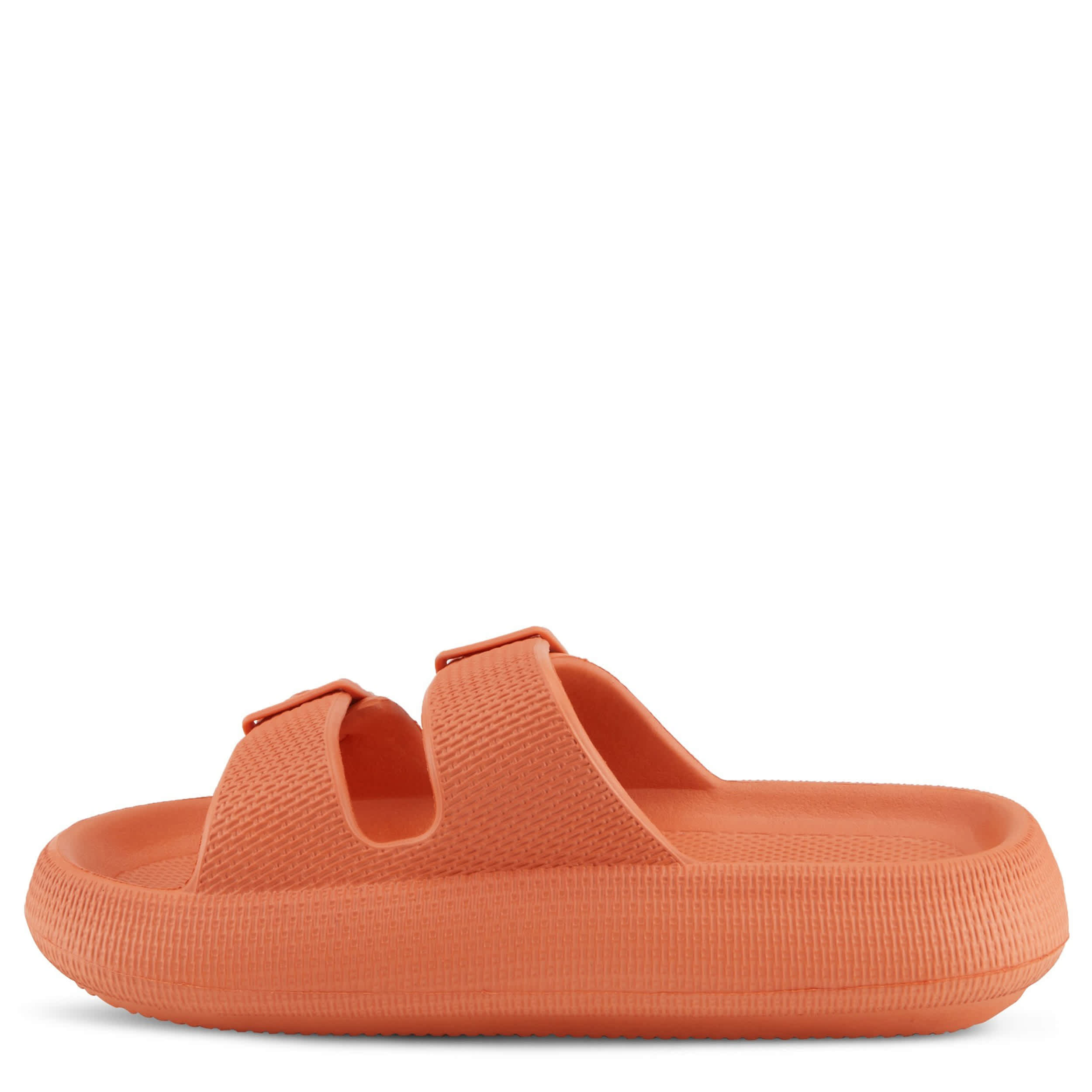 Flexus-WOMENS BUBBLES SLIDE-ORANGE & 