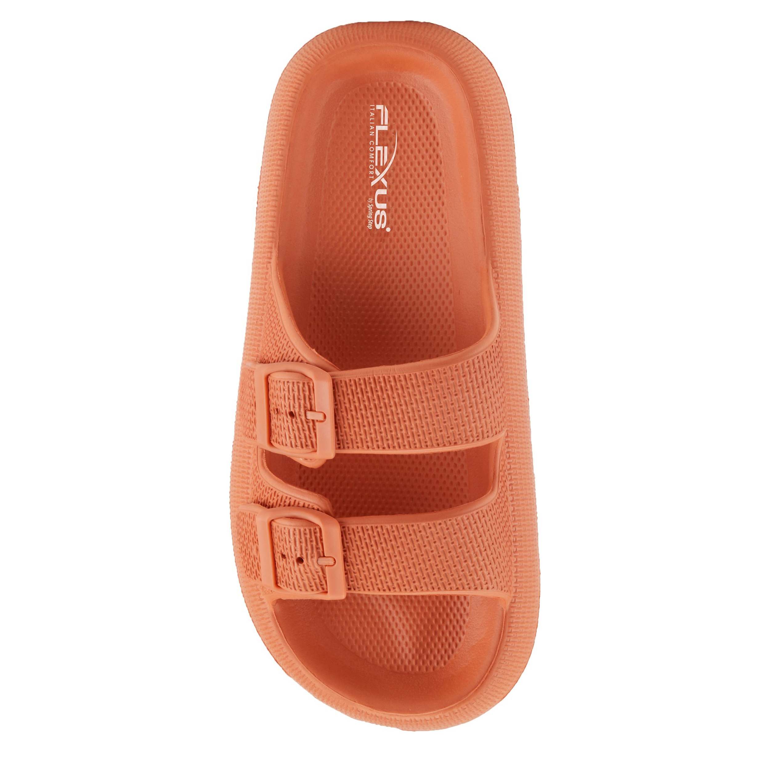 Flexus-WOMENS BUBBLES SLIDE-ORANGE & 