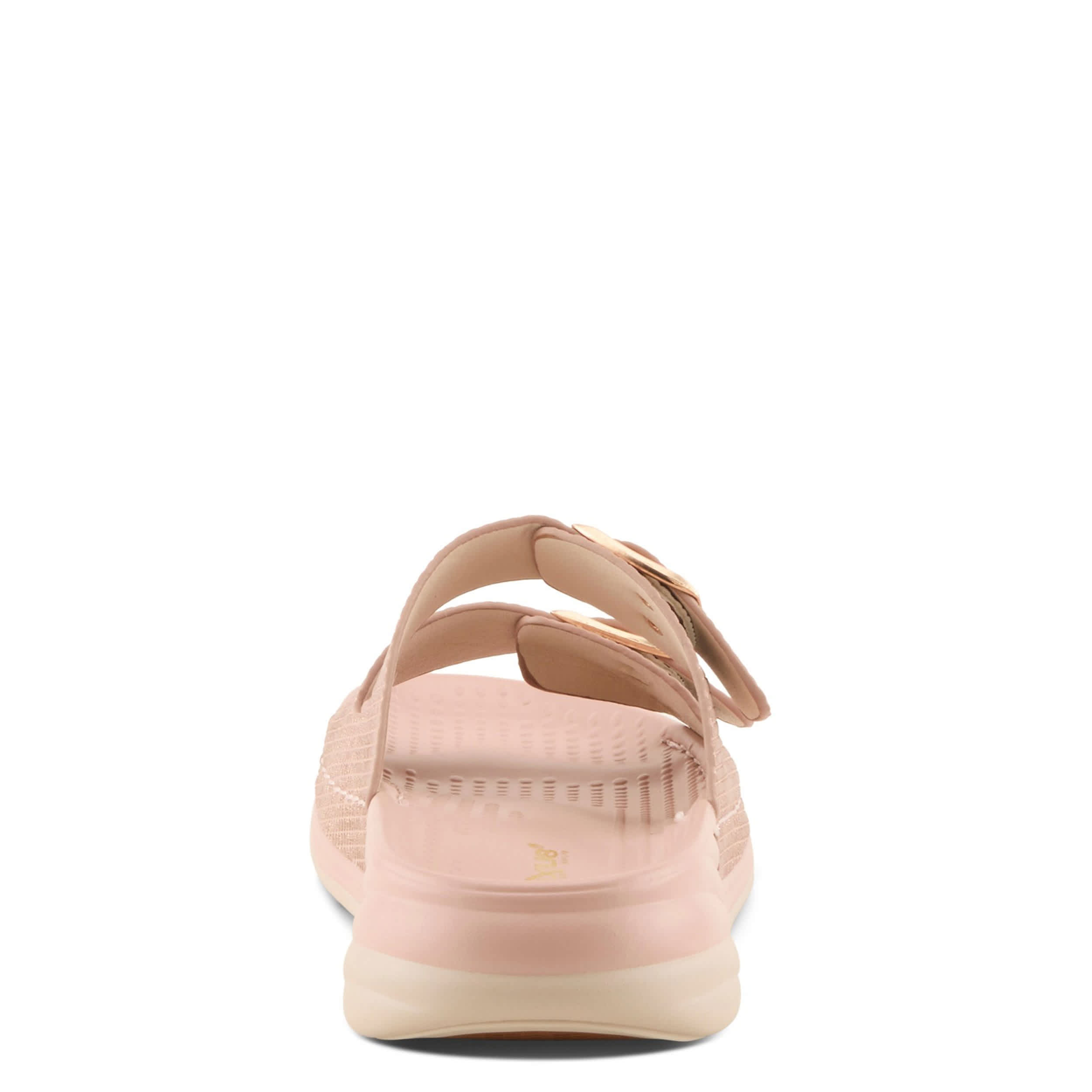 Flexus-WOMENS BUTTERMERE SLIDE-PALE PINK & MED METALLIC