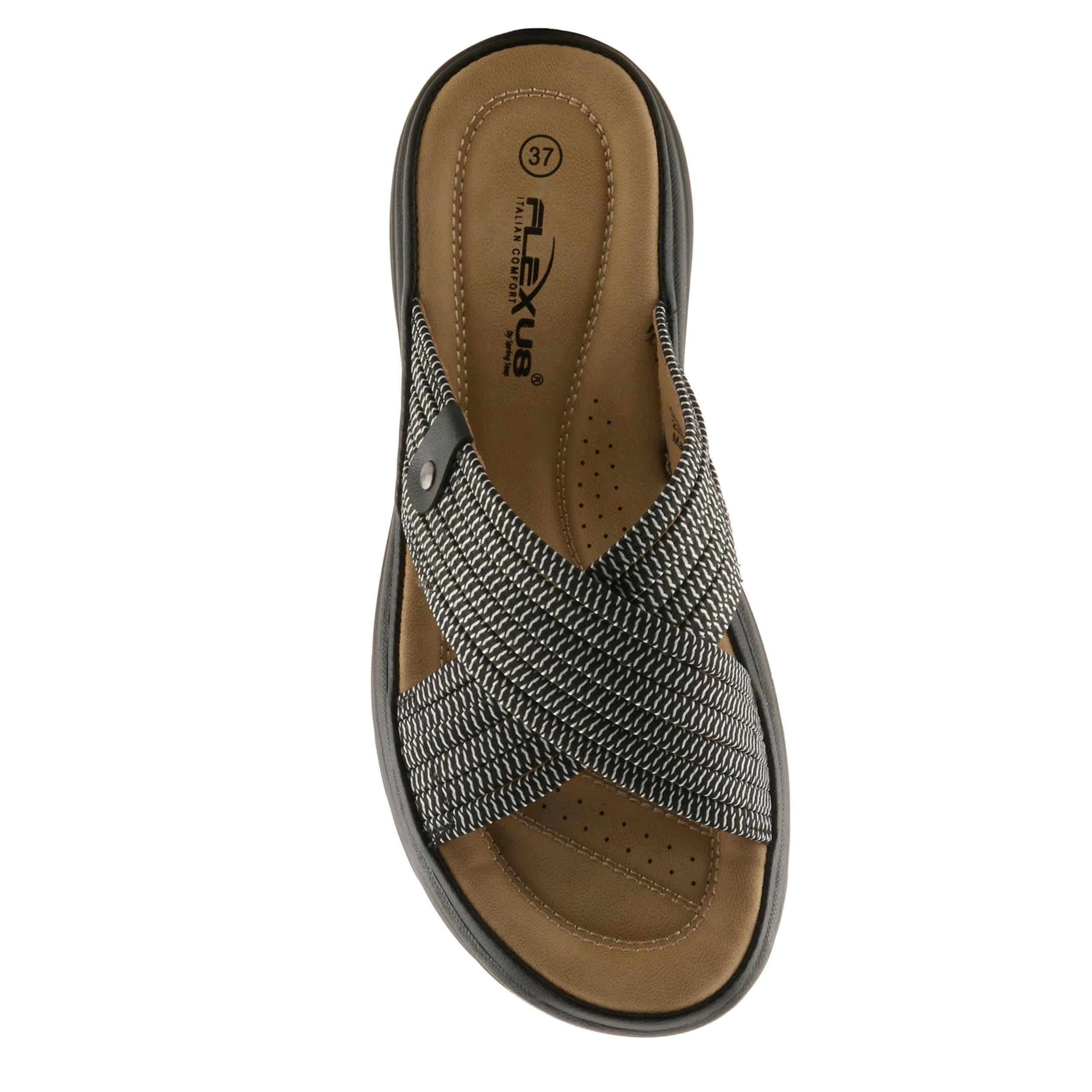 Flexus-WOMENS GASPIE SLIDE-BLACK & 