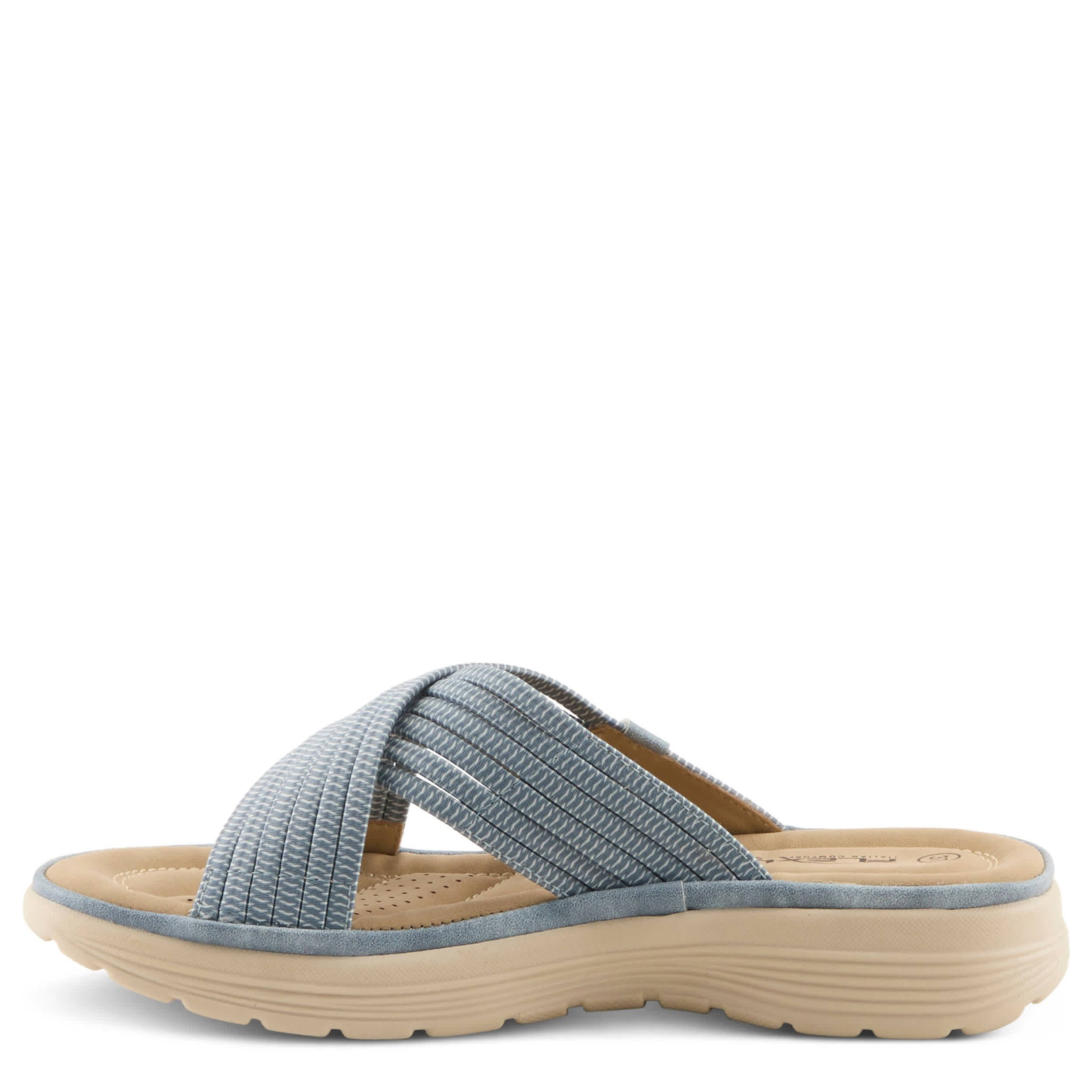 Flexus-WOMENS GASPIE SLIDE-BLUE & 