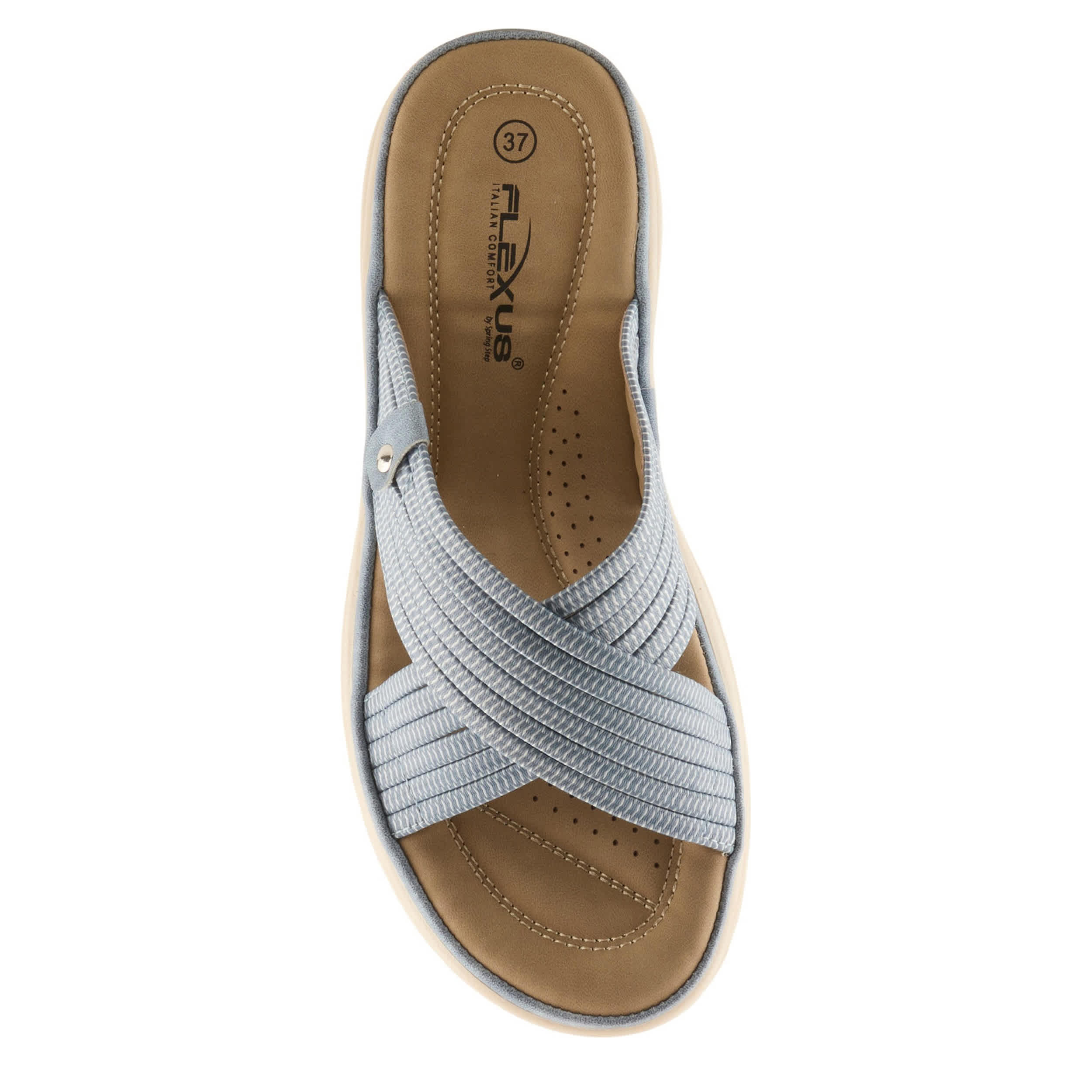 Flexus-WOMENS GASPIE SLIDE-BLUE & 