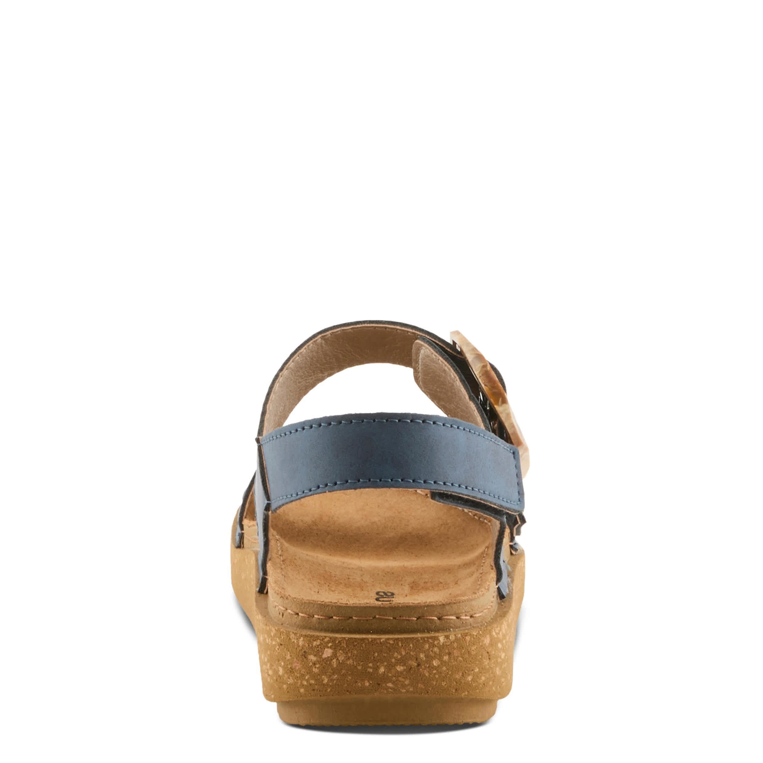 Flexus-WOMENS BRAVIES COMFORT SANDAL-BLUE & 
