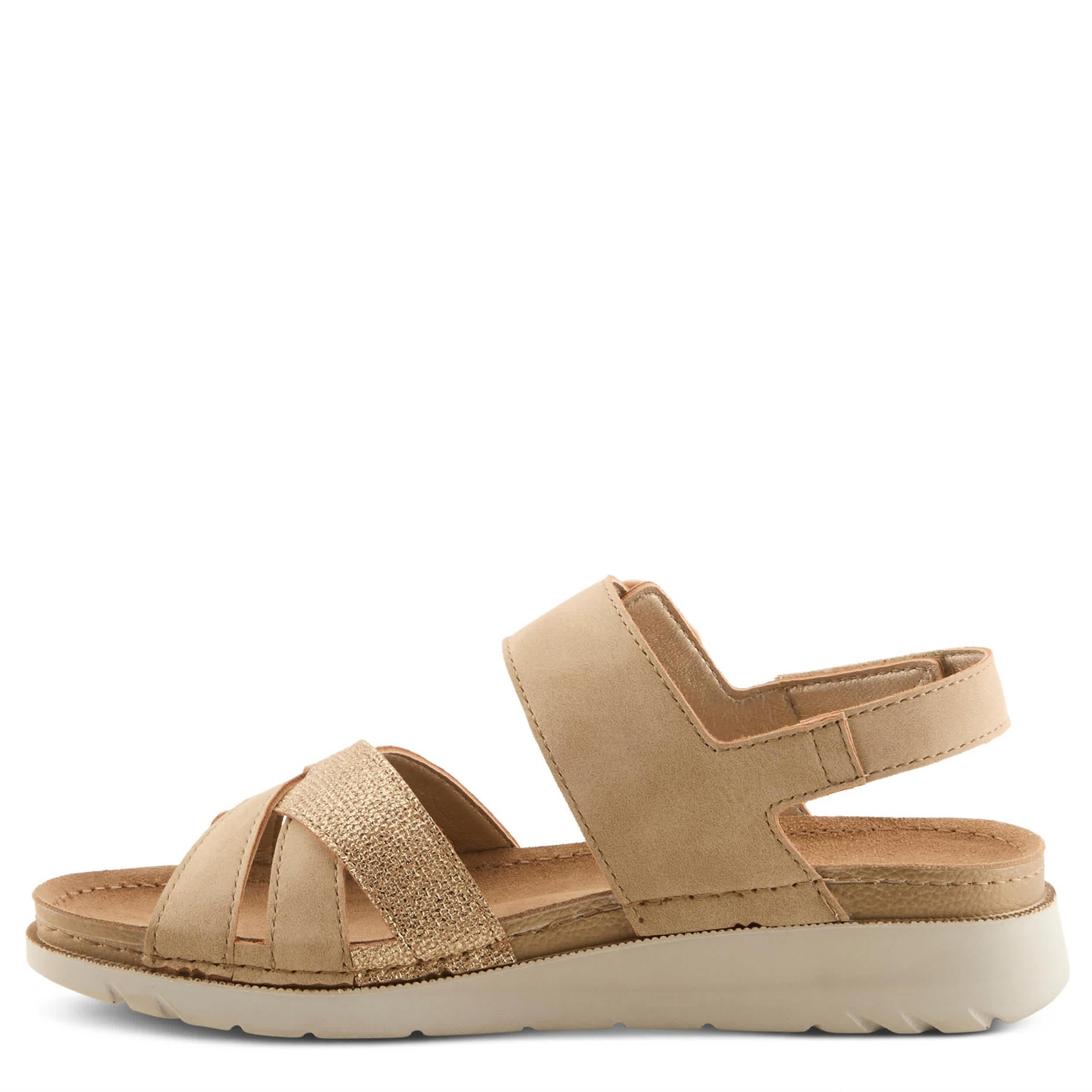 Flexus-WOMENS CABIANNA SANDAL-BEIGE & 