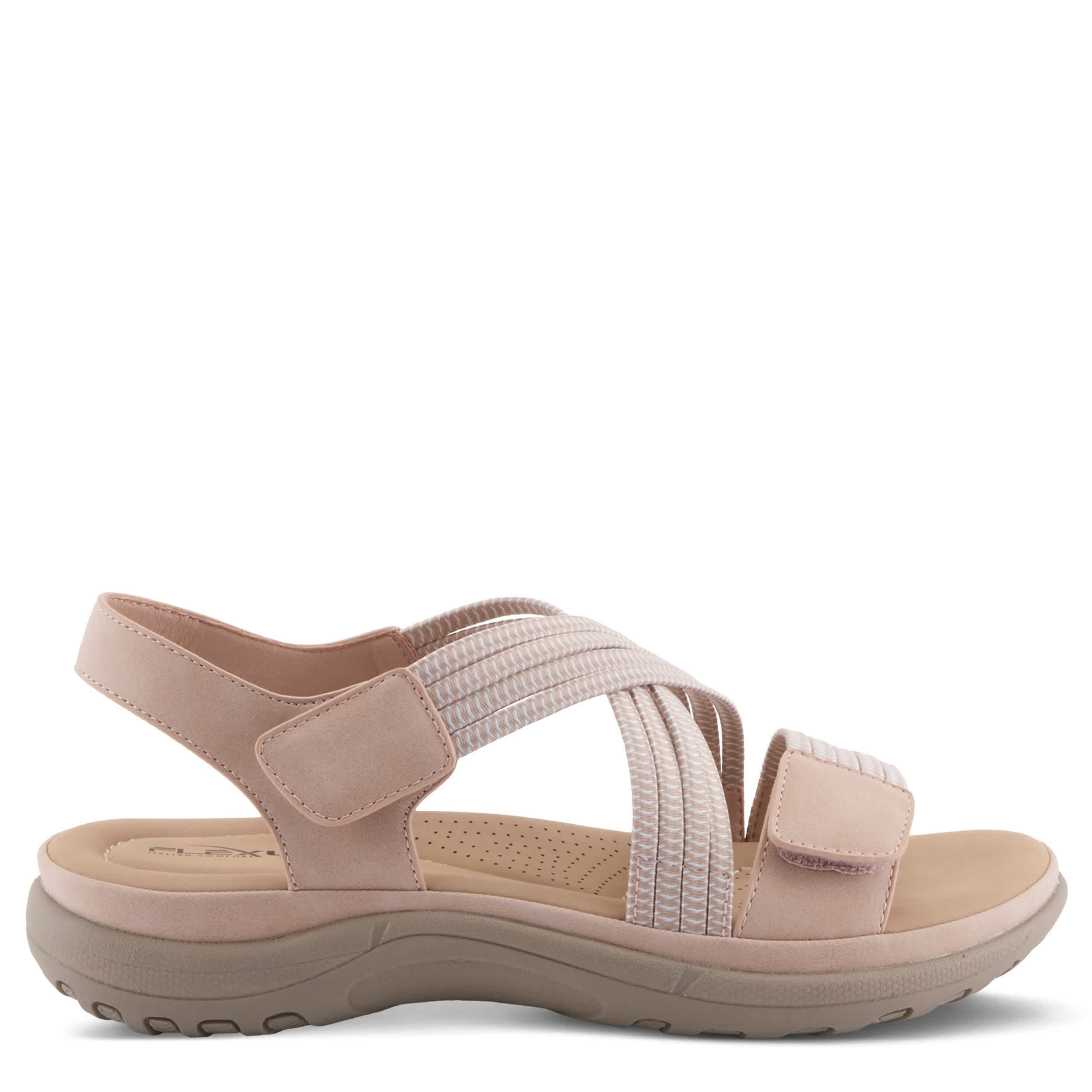 Flexus-WOMENS CROSSBEAM SANDAL-BLUSH & 