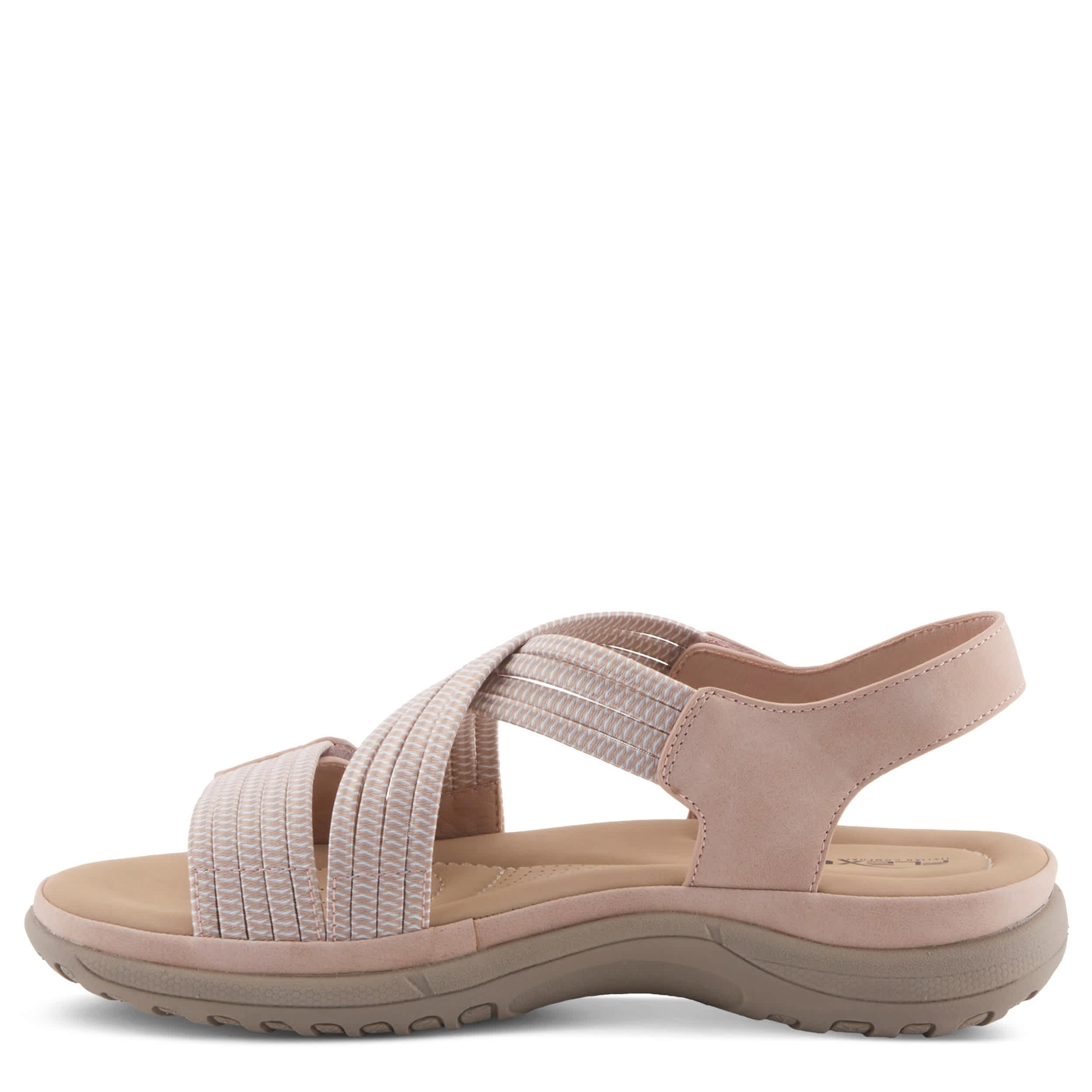 Flexus-WOMENS CROSSBEAM SANDAL-BLUSH & 
