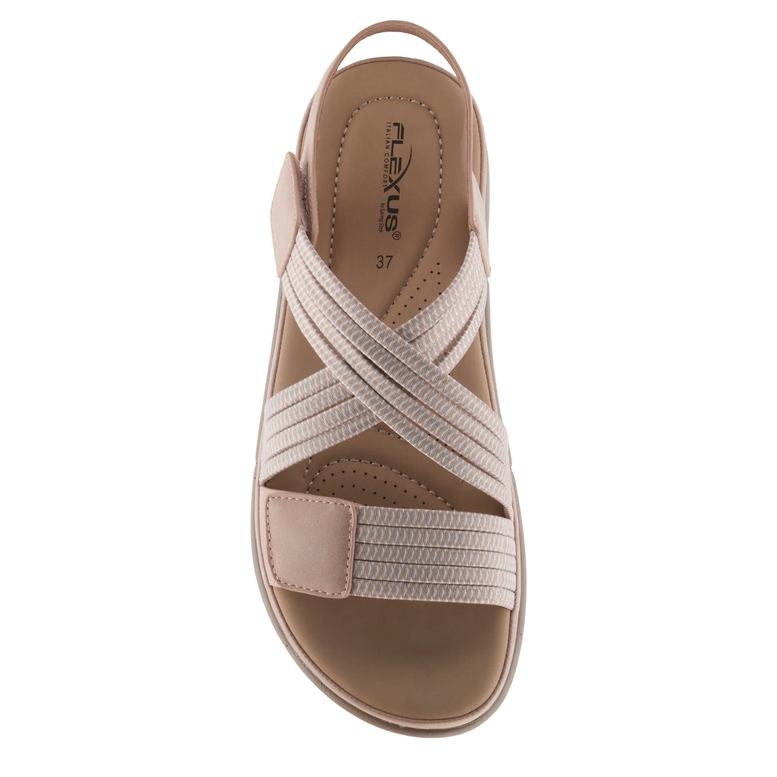 Flexus-WOMENS CROSSBEAM SANDAL-BLUSH & 