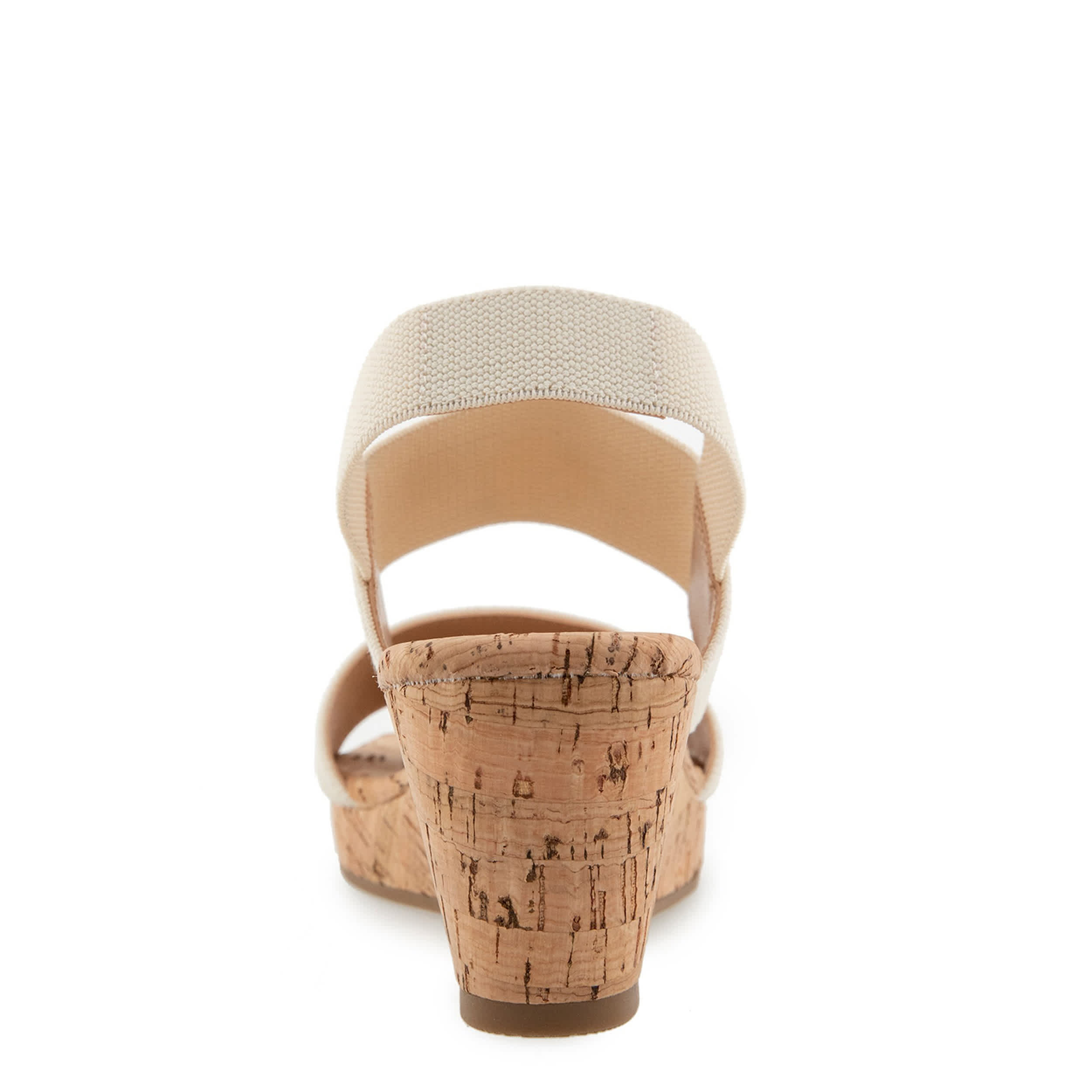 KENSIE-WOMENS JAKURA WEDGE SANDAL-OFF WHITE & 