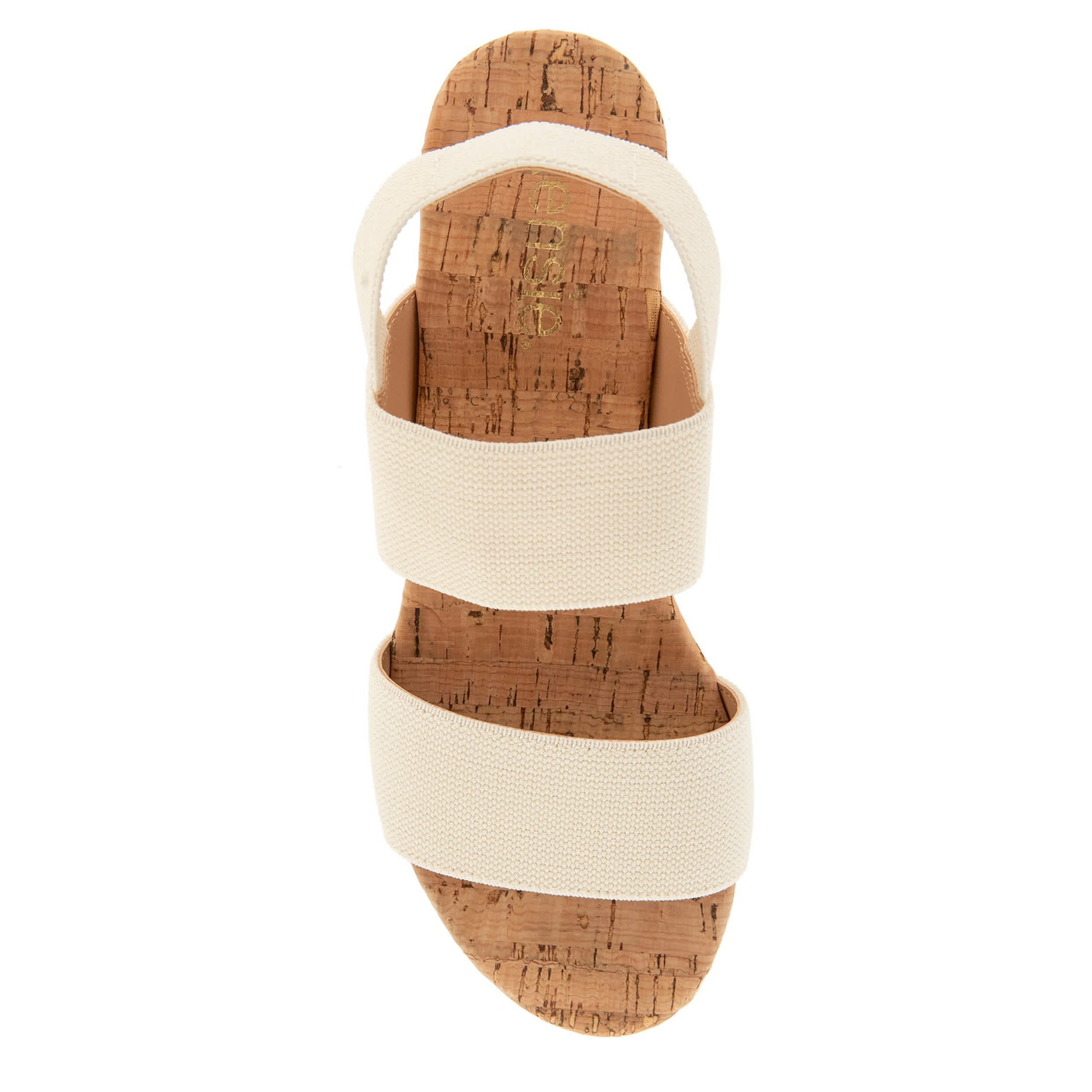 KENSIE-WOMENS JAKURA WEDGE SANDAL-OFF WHITE & 