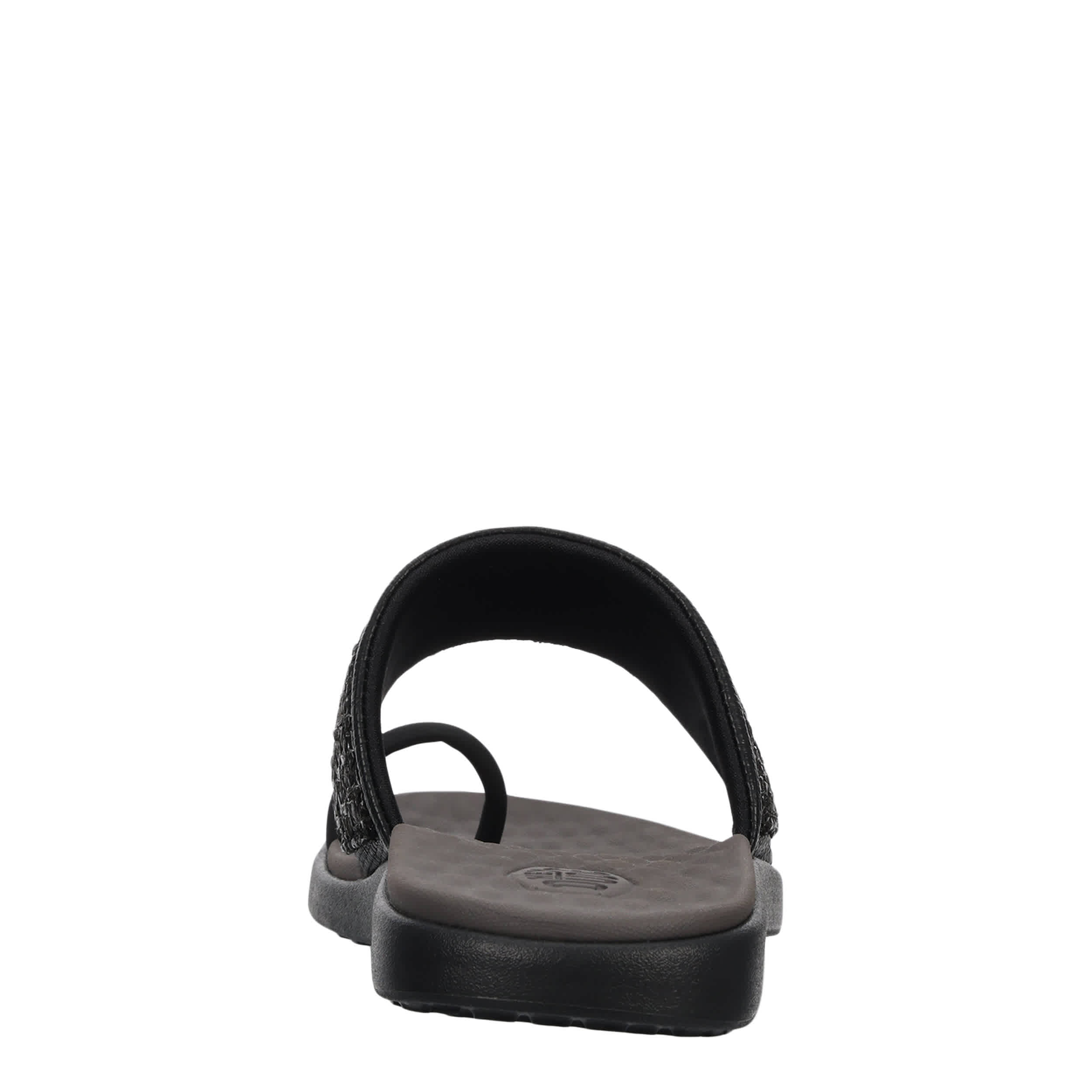 HEYDUDE-WOMENS MAUI BREEZE TOE LOOP SANDAL-BLACK & 