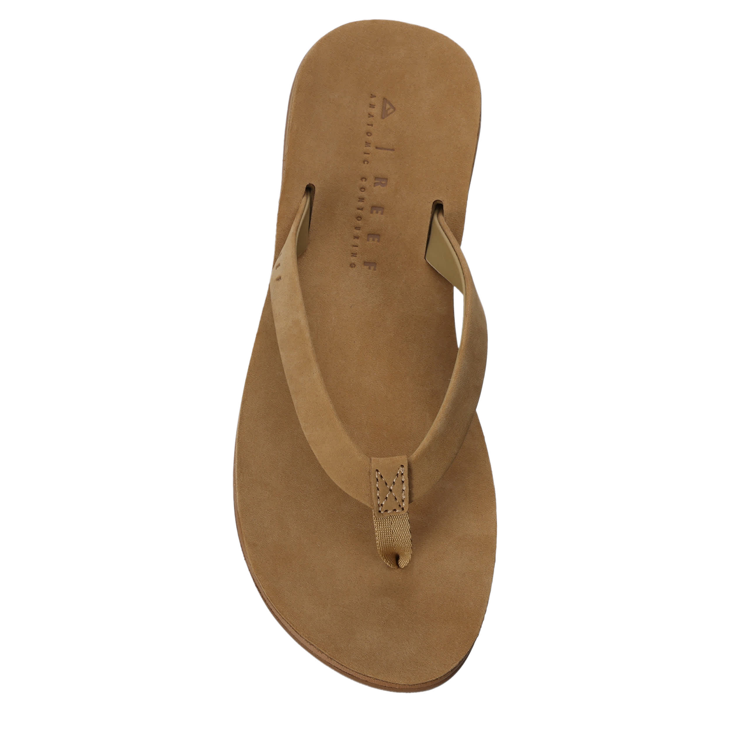REEF-WOMENS OJAI CLASSIC SLIM FLIP FLOP-TAN & 