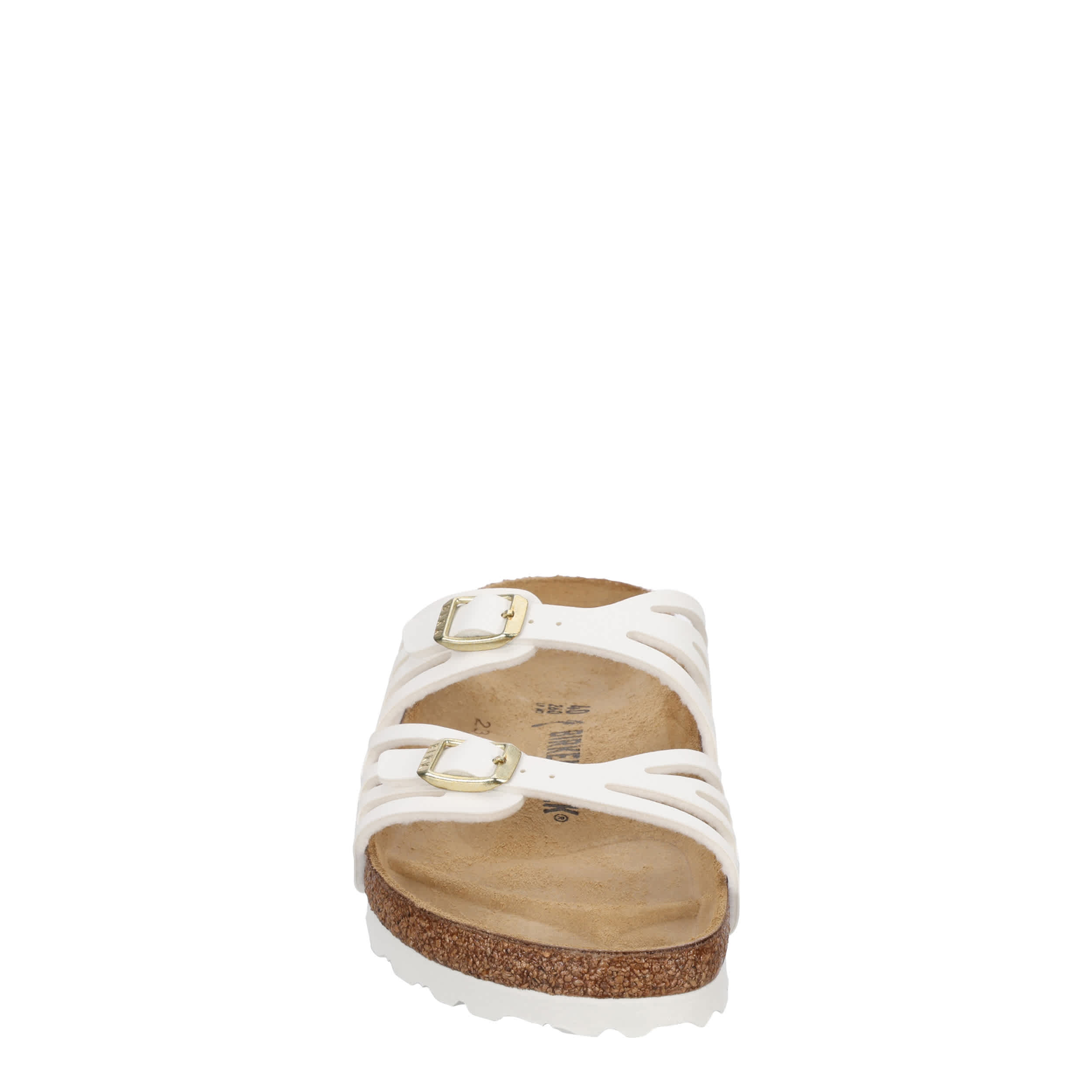 BIRKENSTOCK-WOMENS GRANADA FOOTBED SANDAL-WHITE & 