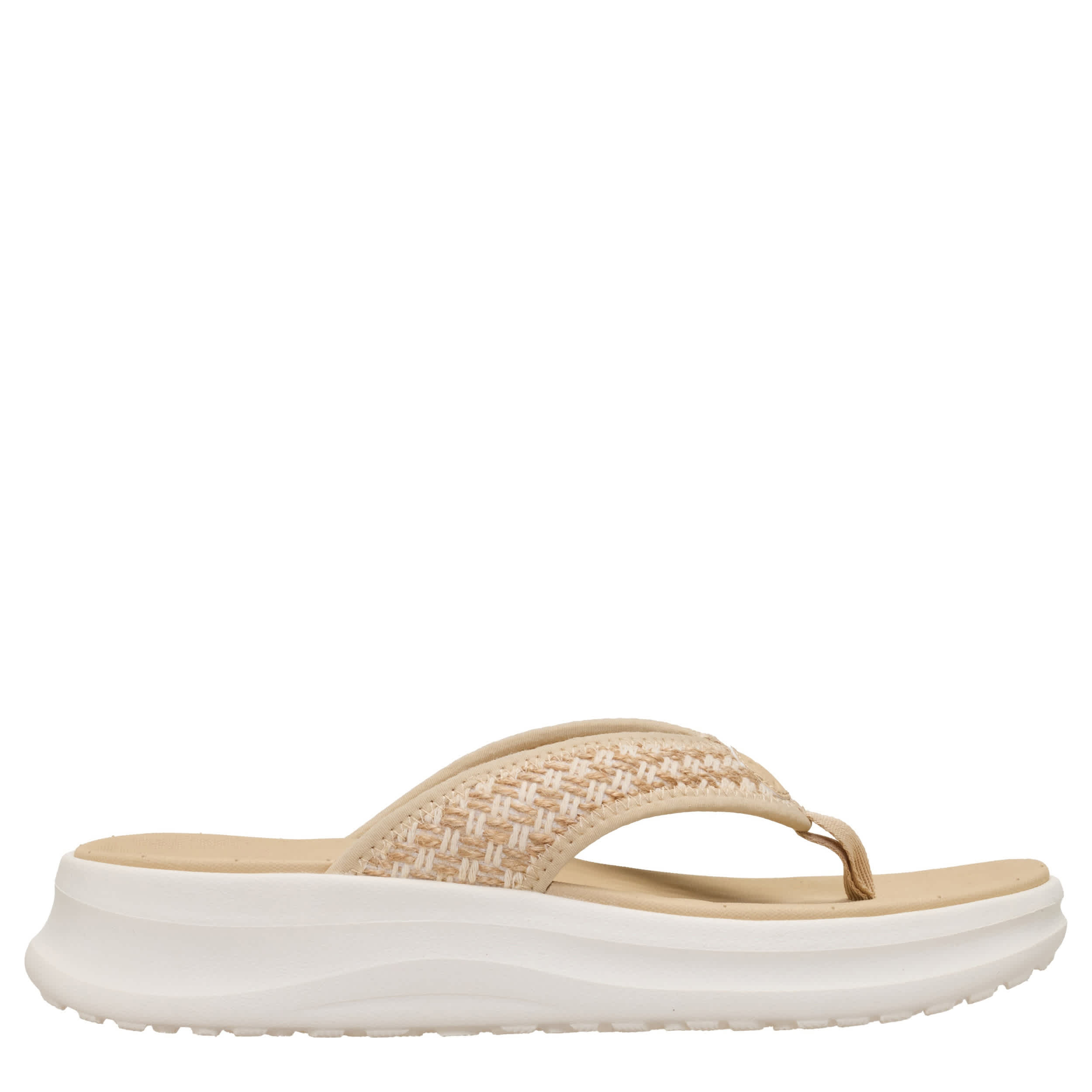 HEYDUDE-WOMENS TIDE FLIP THONG SANDAL-NATURAL & 
