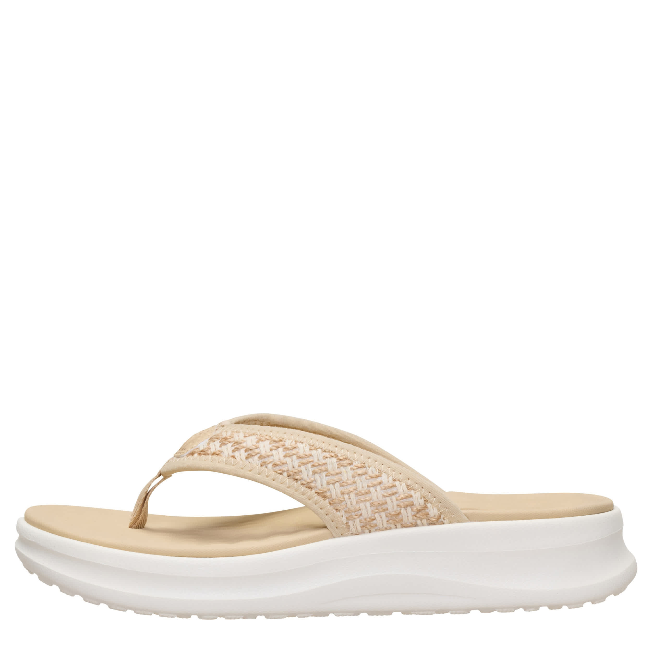 HEYDUDE-WOMENS TIDE FLIP THONG SANDAL-NATURAL & 