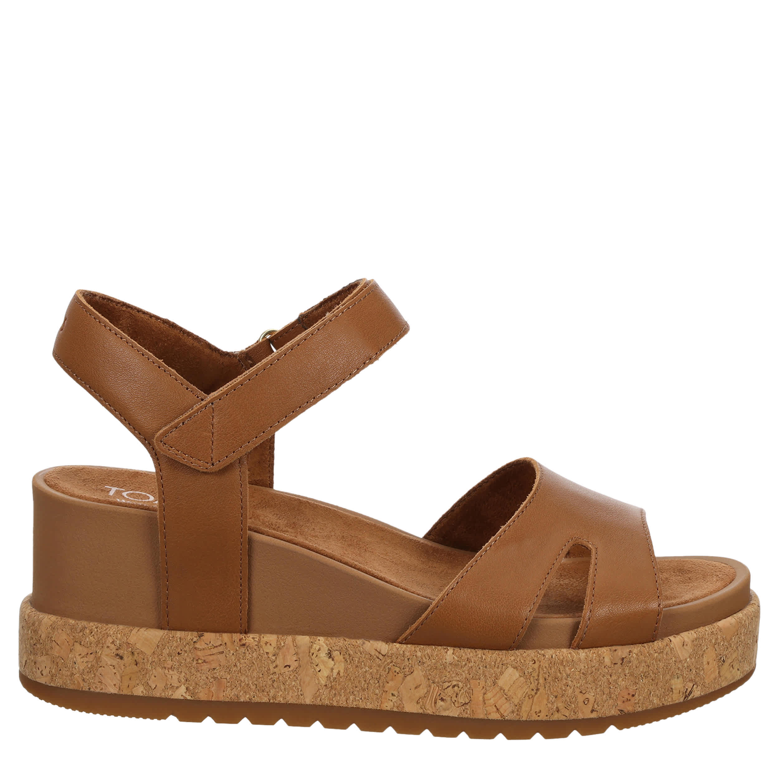 TOMS-WOMENS ALANA WEDGE SANDAL-TAN & 