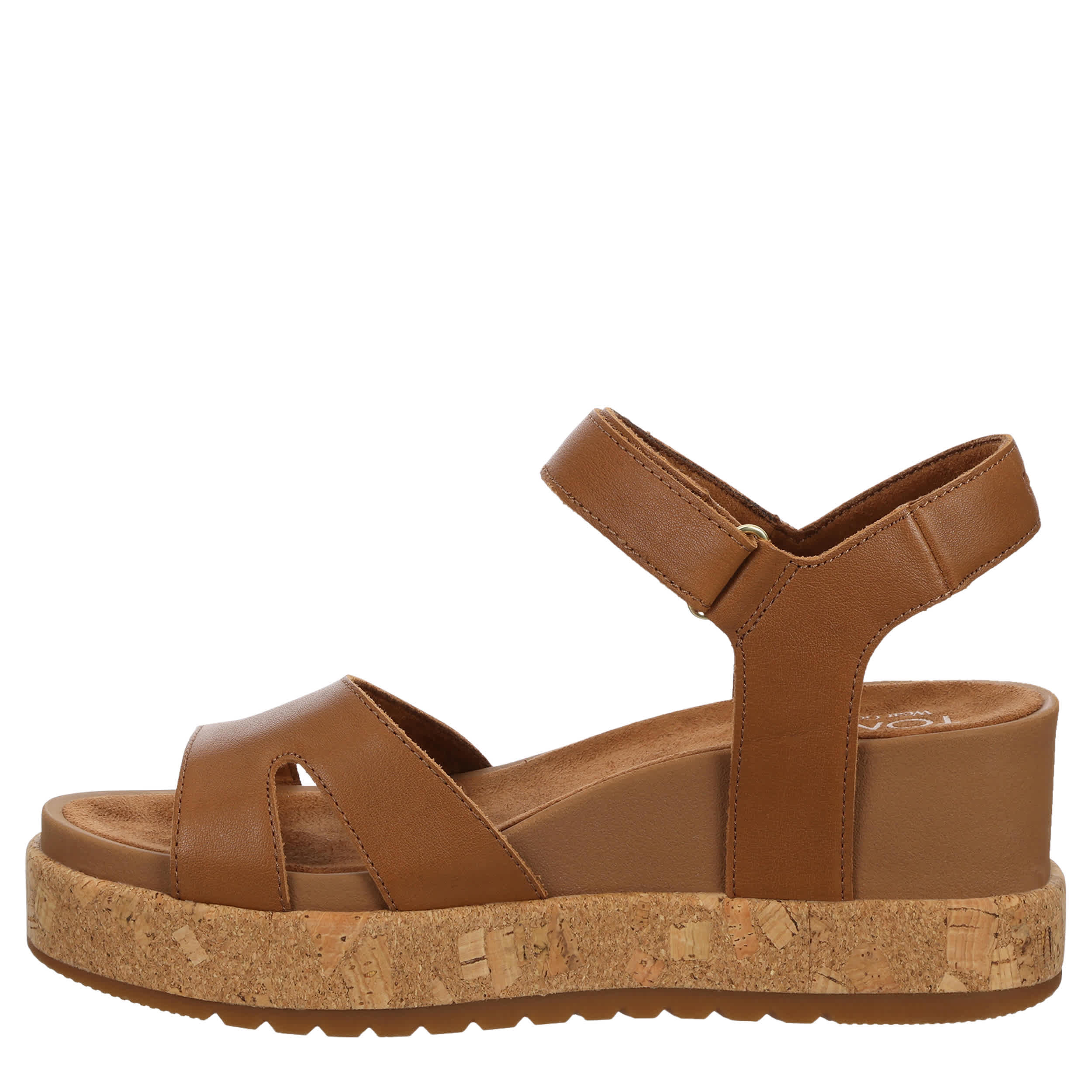 TOMS-WOMENS ALANA WEDGE SANDAL-TAN & 