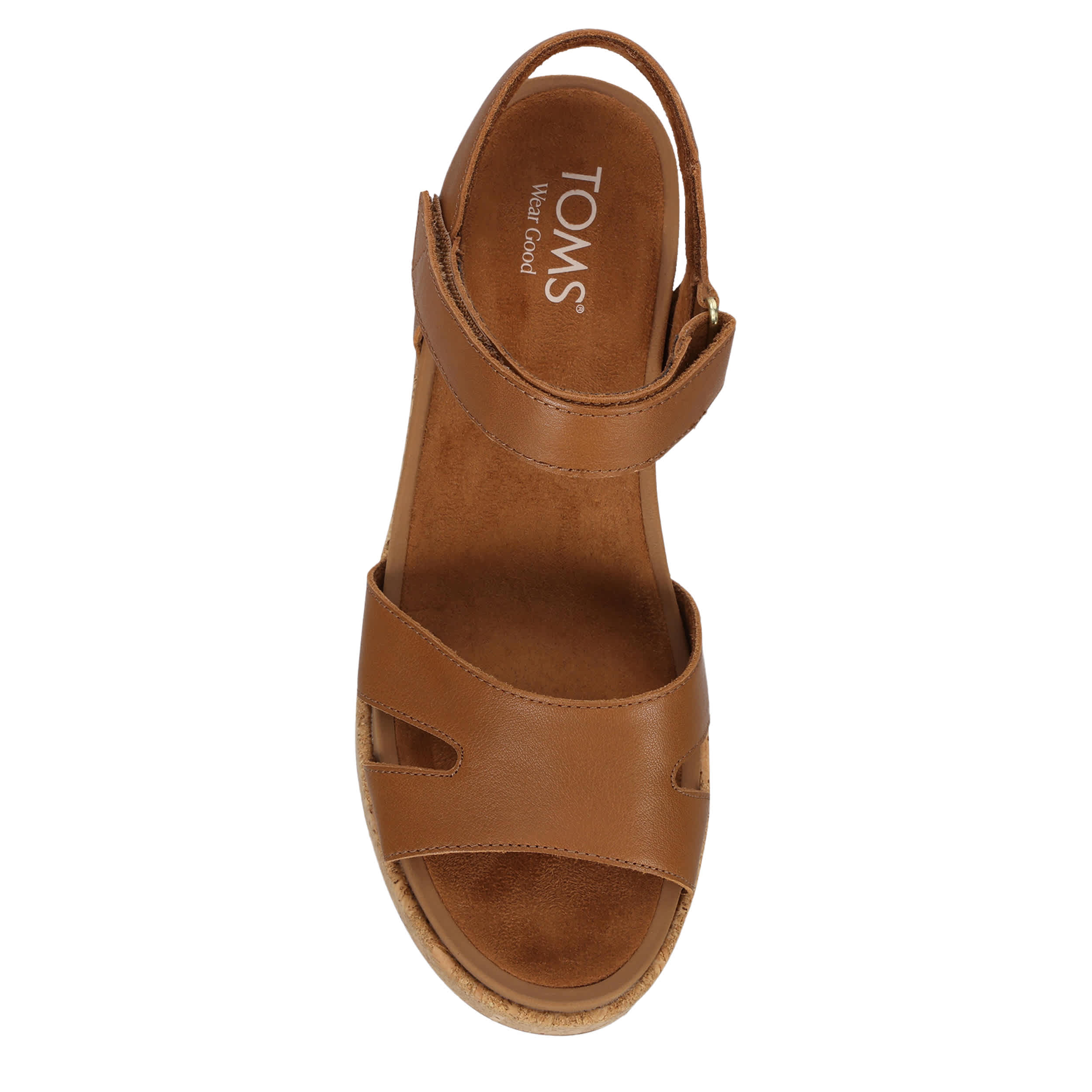 TOMS-WOMENS ALANA WEDGE SANDAL-TAN & 
