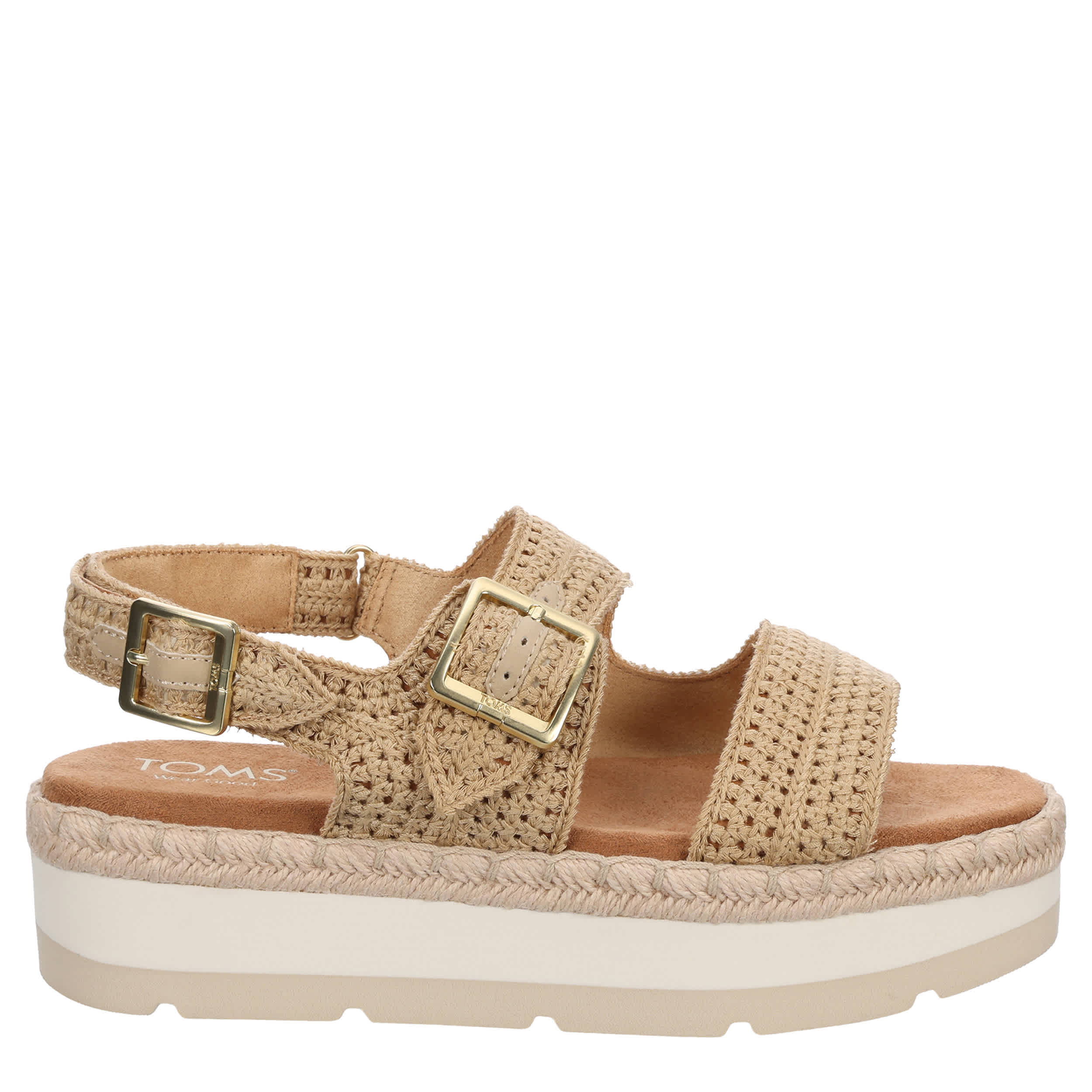 TOMS-WOMENS GIANA WEDGE SANDAL-NATURAL & 