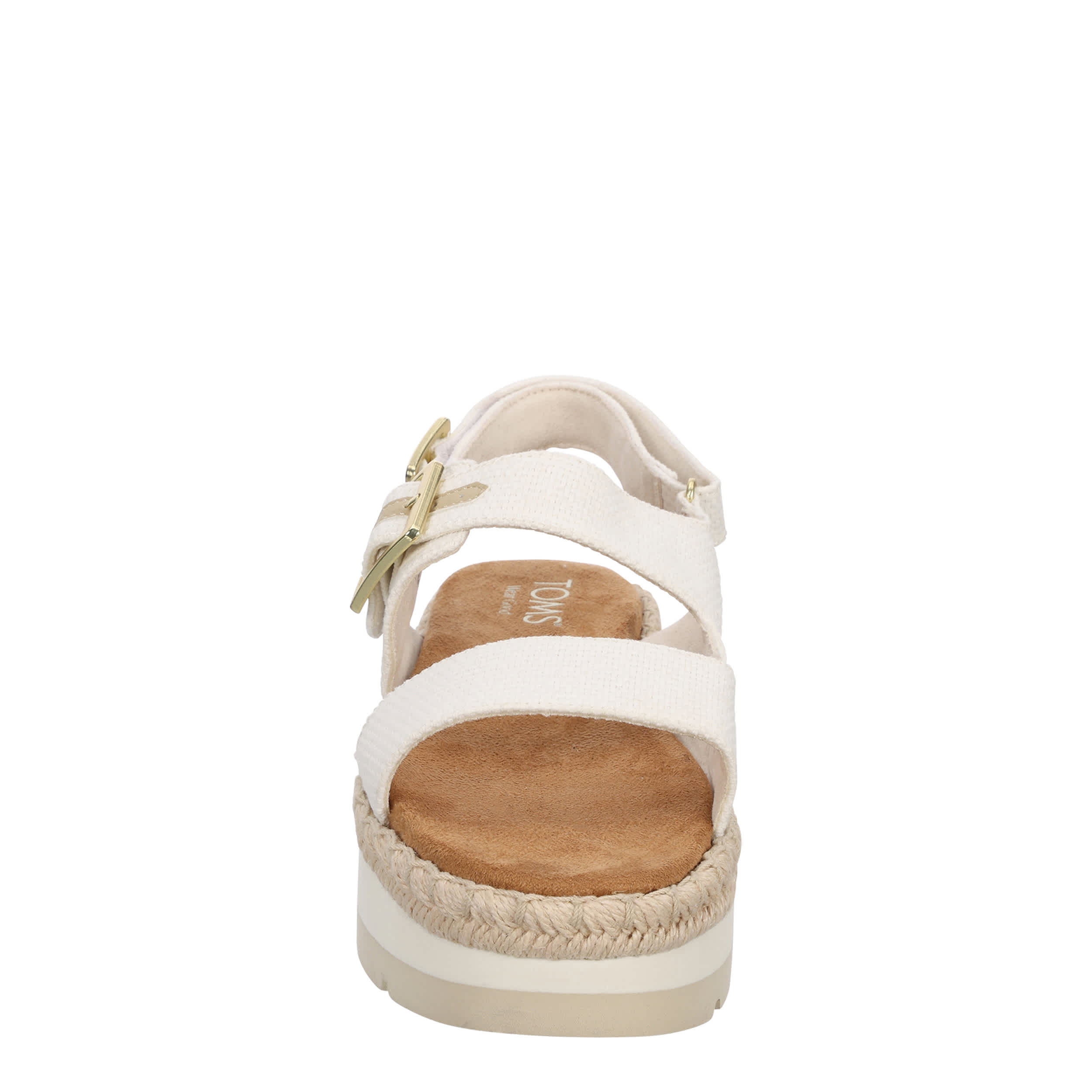 TOMS-WOMENS GIANA WEDGE SANDAL-WHITE & 