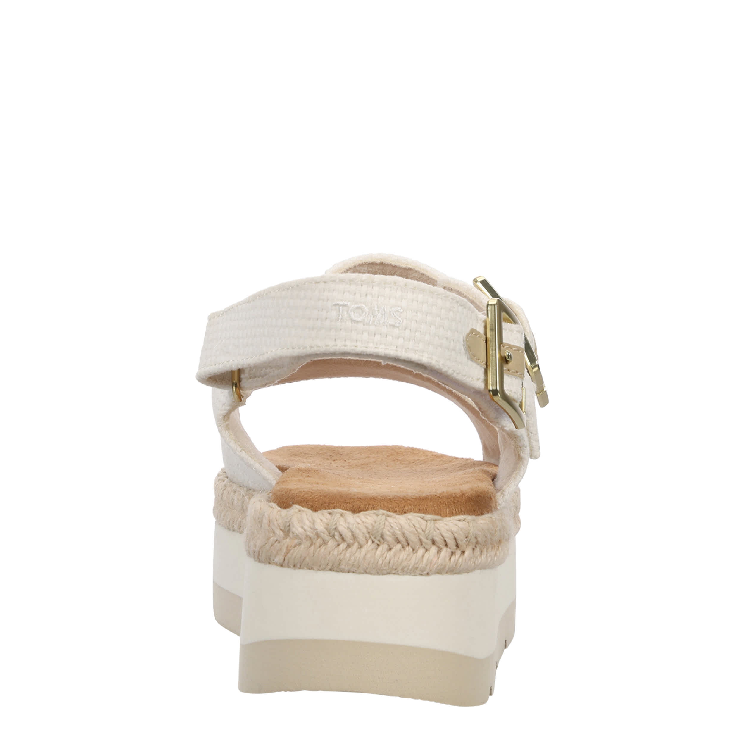 TOMS-WOMENS GIANA WEDGE SANDAL-WHITE & 