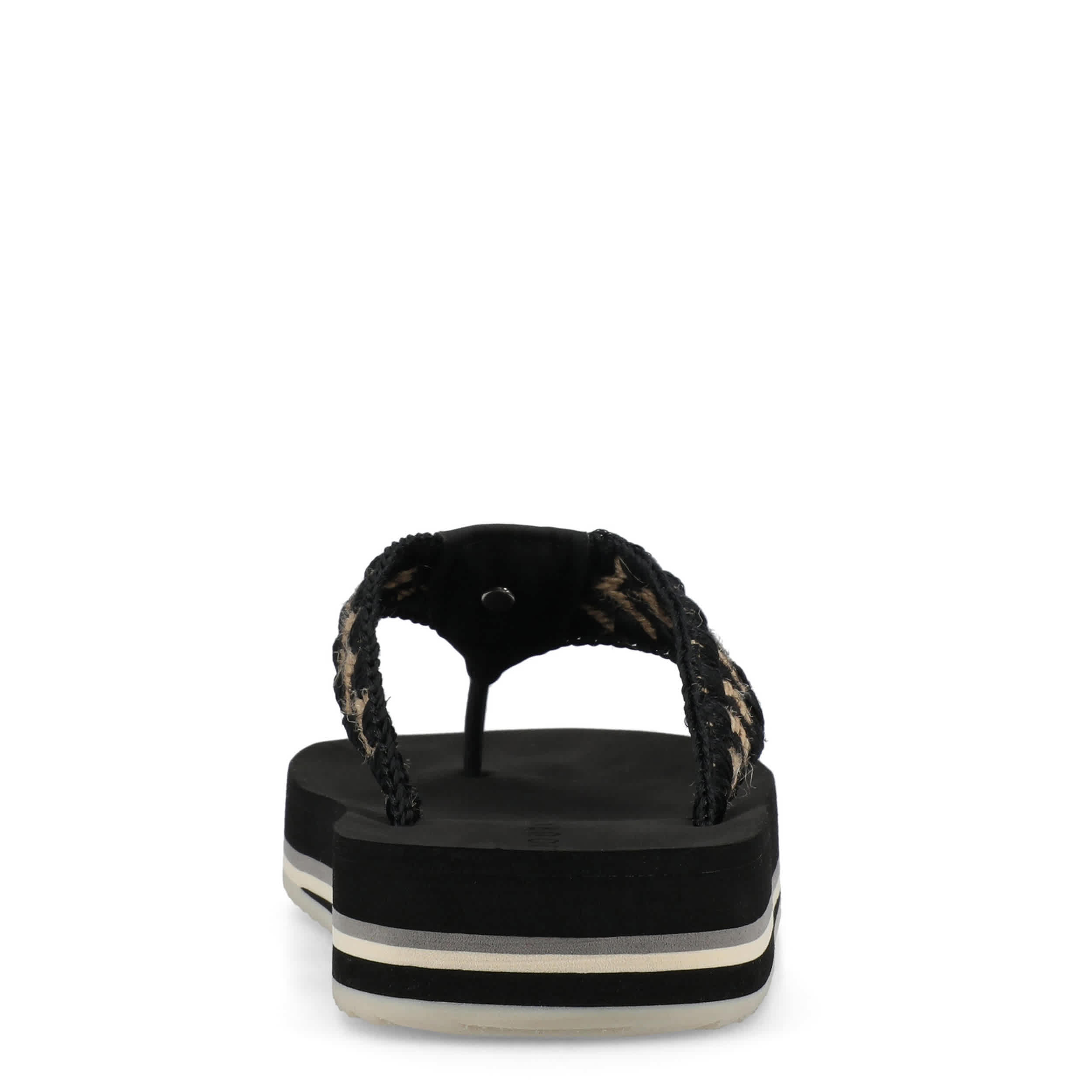 JOURNEE COLLECTION-WOMENS ELODDIE FLIP FLOP SANDAL-BLACK & 