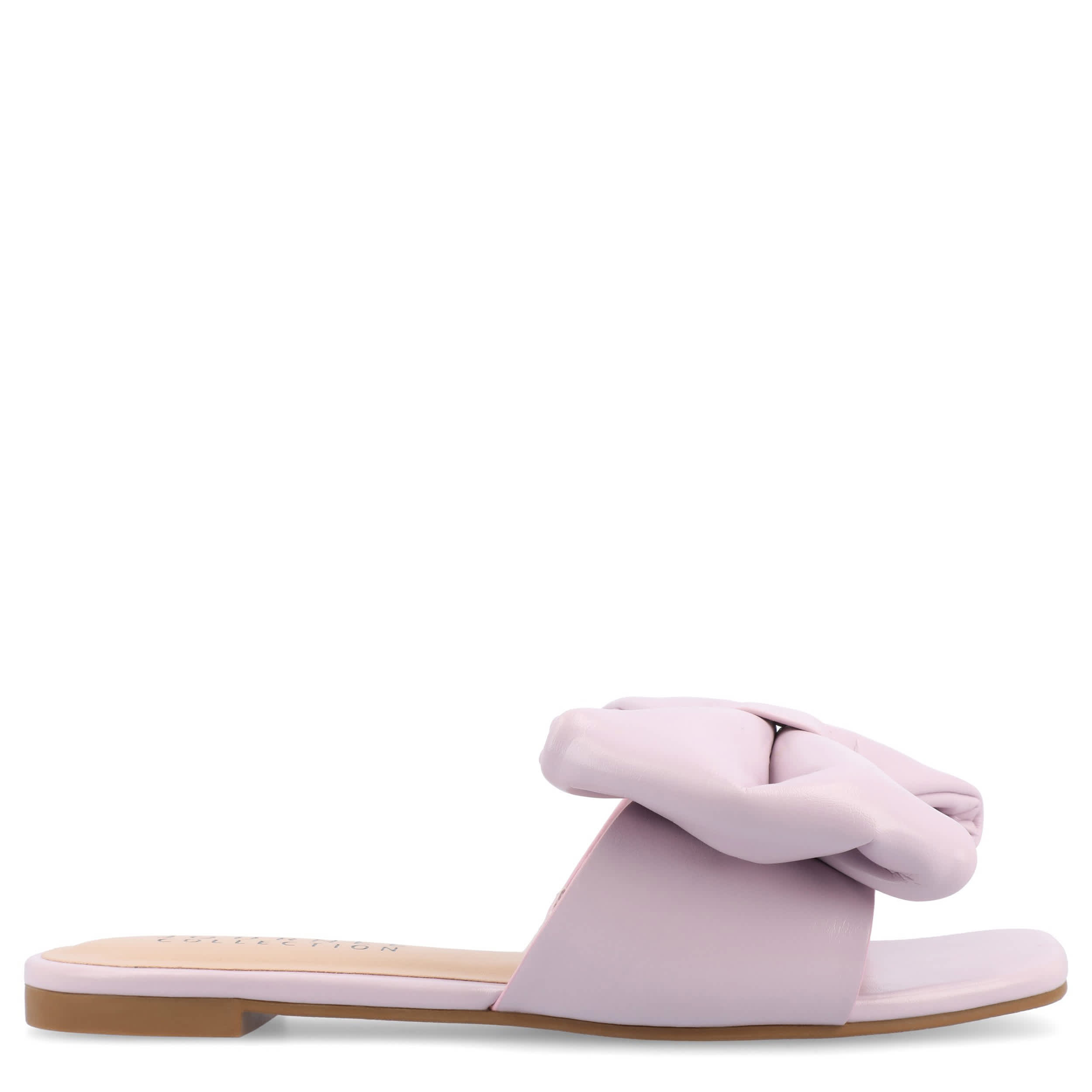 JOURNEE COLLECTION-WOMENS FAYRE SLIP ON SANDAL-LILAC & 