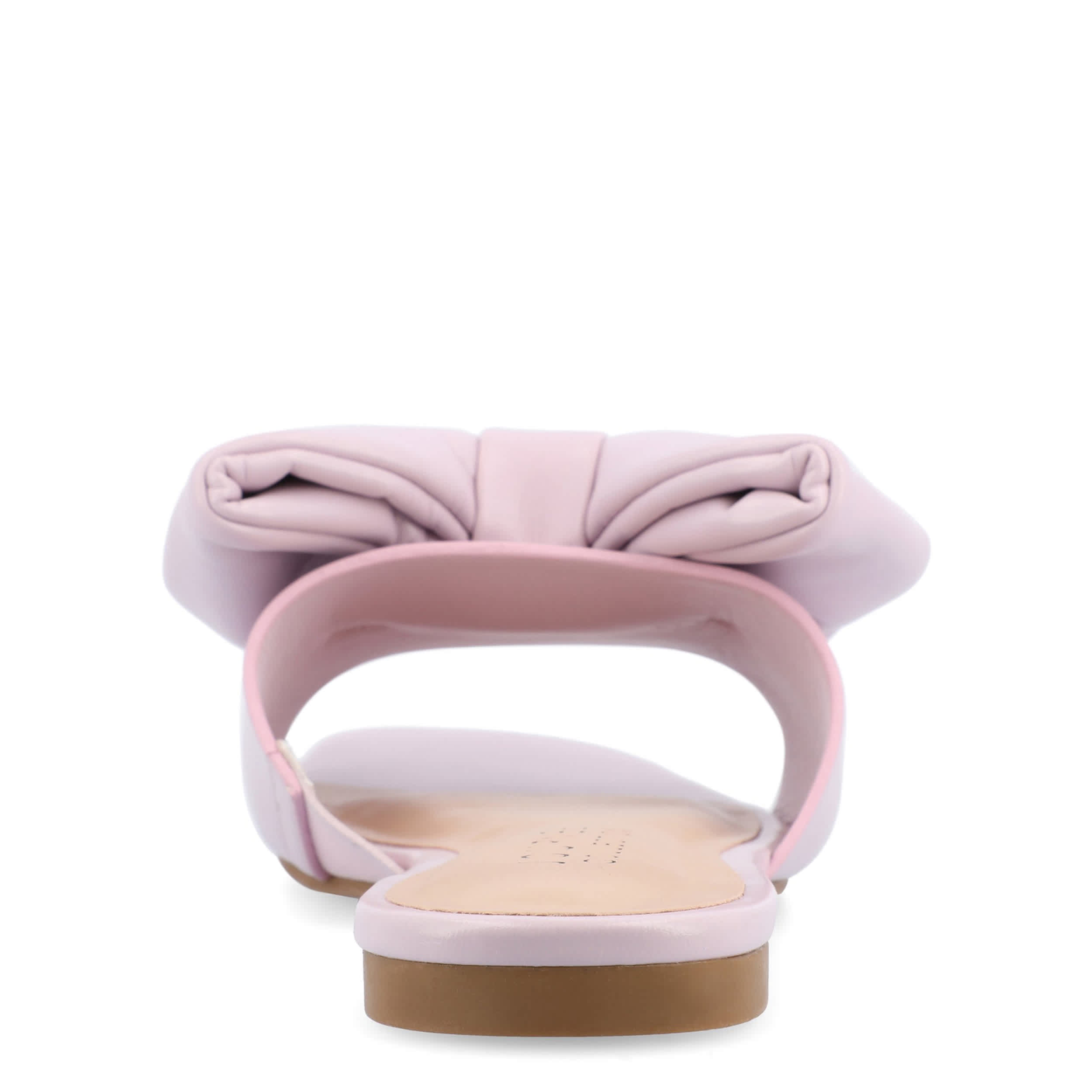 JOURNEE COLLECTION-WOMENS FAYRE SLIP ON SANDAL-LILAC & 