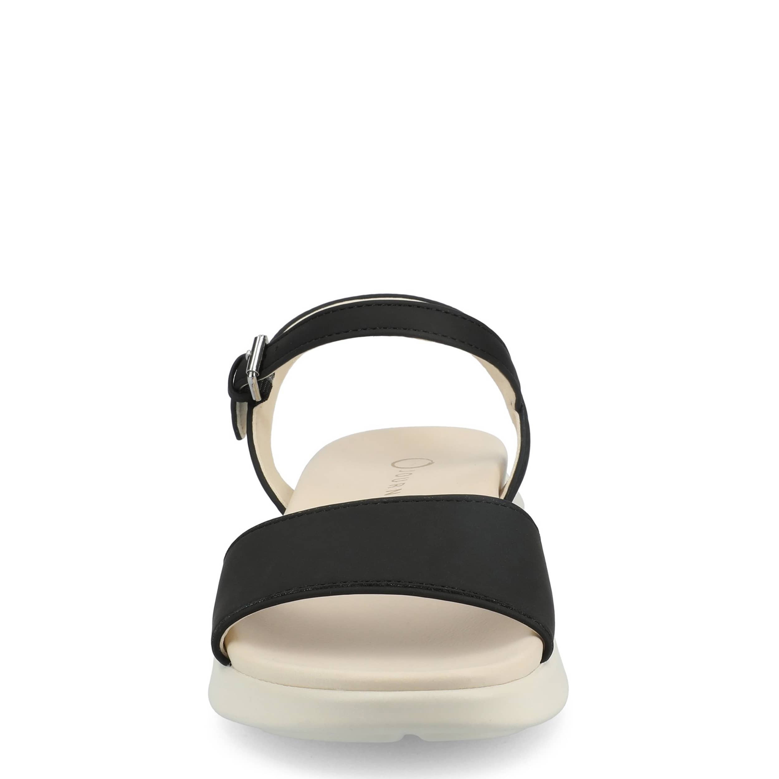 JOURNEE COLLECTION-WOMENS JAYLEE SANDAL-BLACK & 