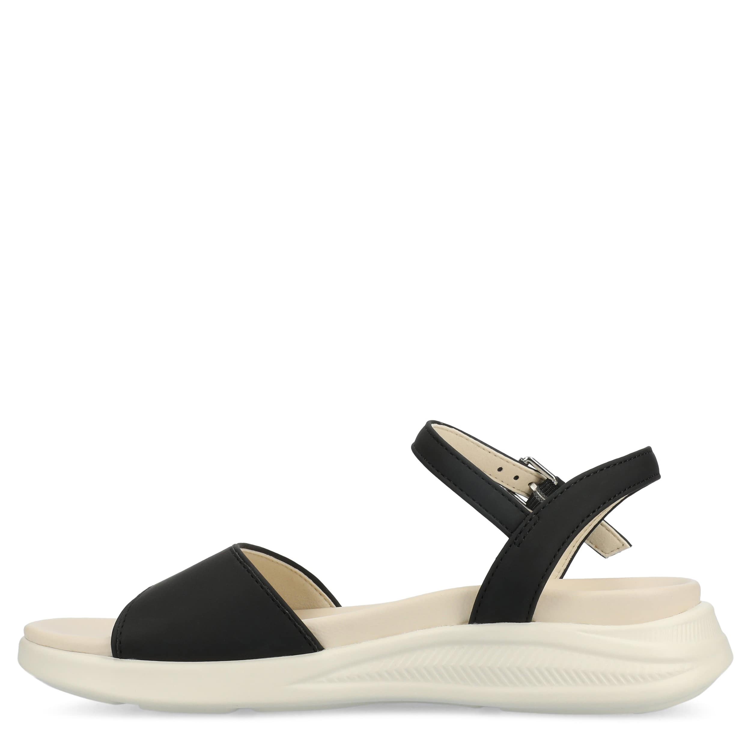JOURNEE COLLECTION-WOMENS JAYLEE SANDAL-BLACK & 