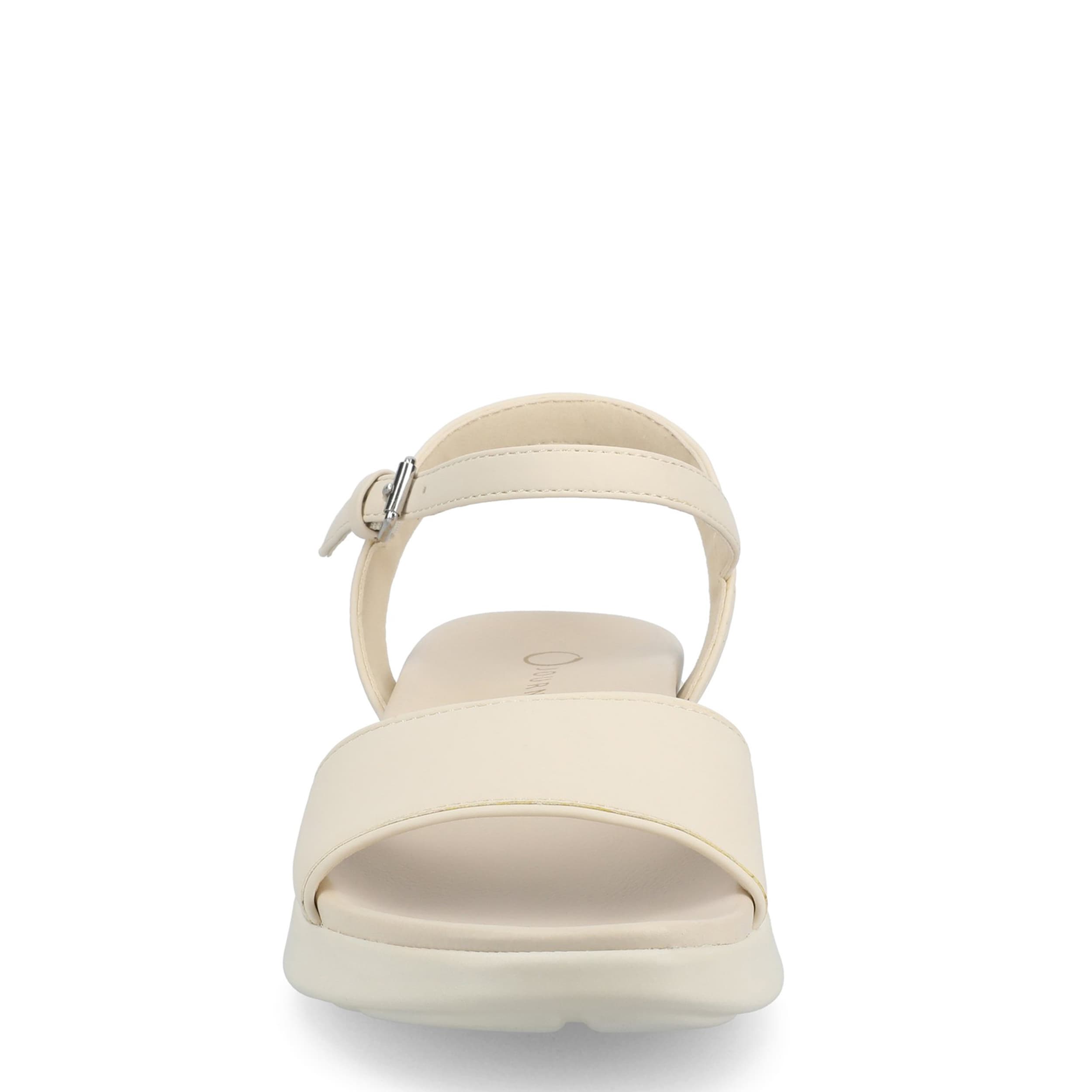 JOURNEE COLLECTION-WOMENS JAYLEE SANDAL-BONE & 
