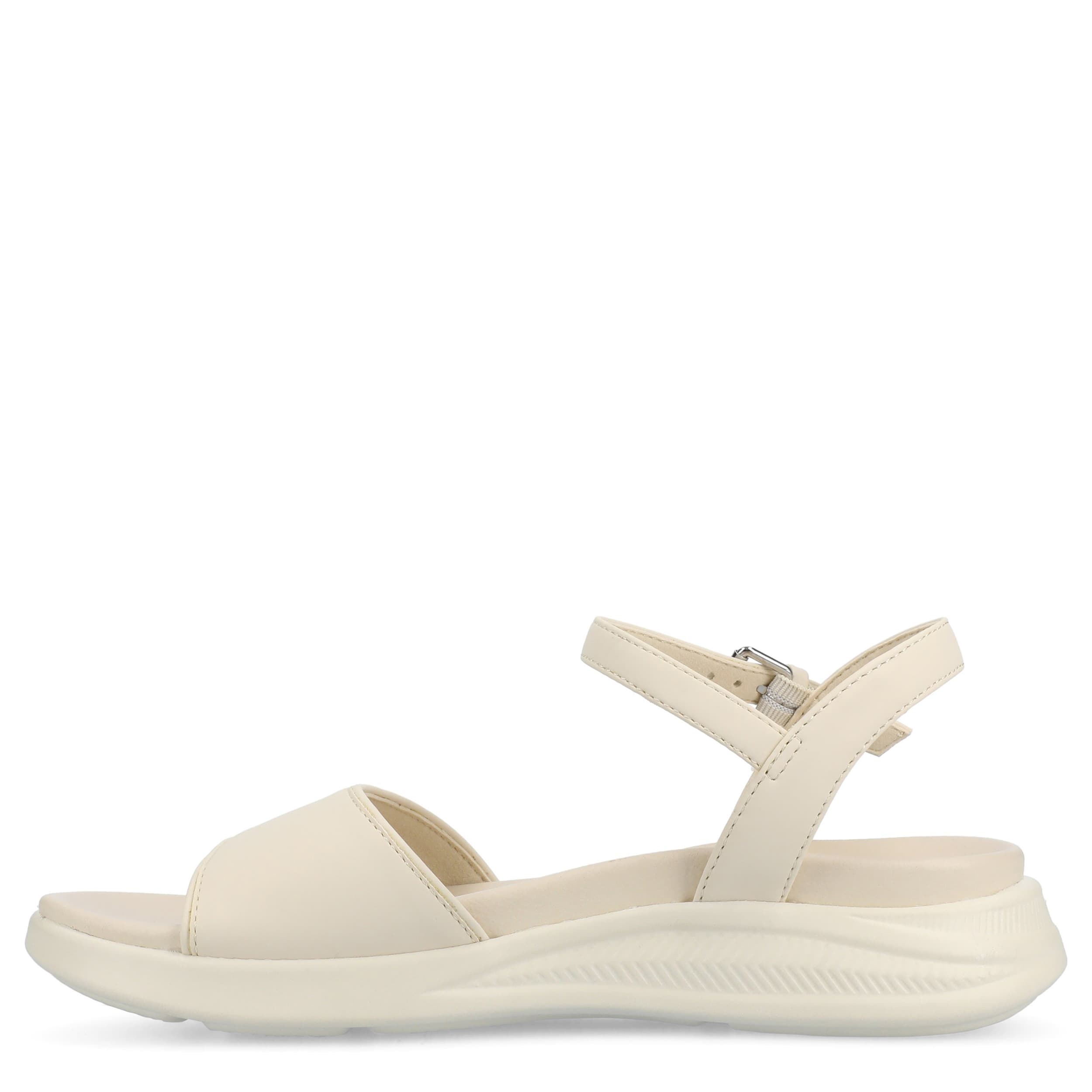 JOURNEE COLLECTION-WOMENS JAYLEE SANDAL-BONE & 