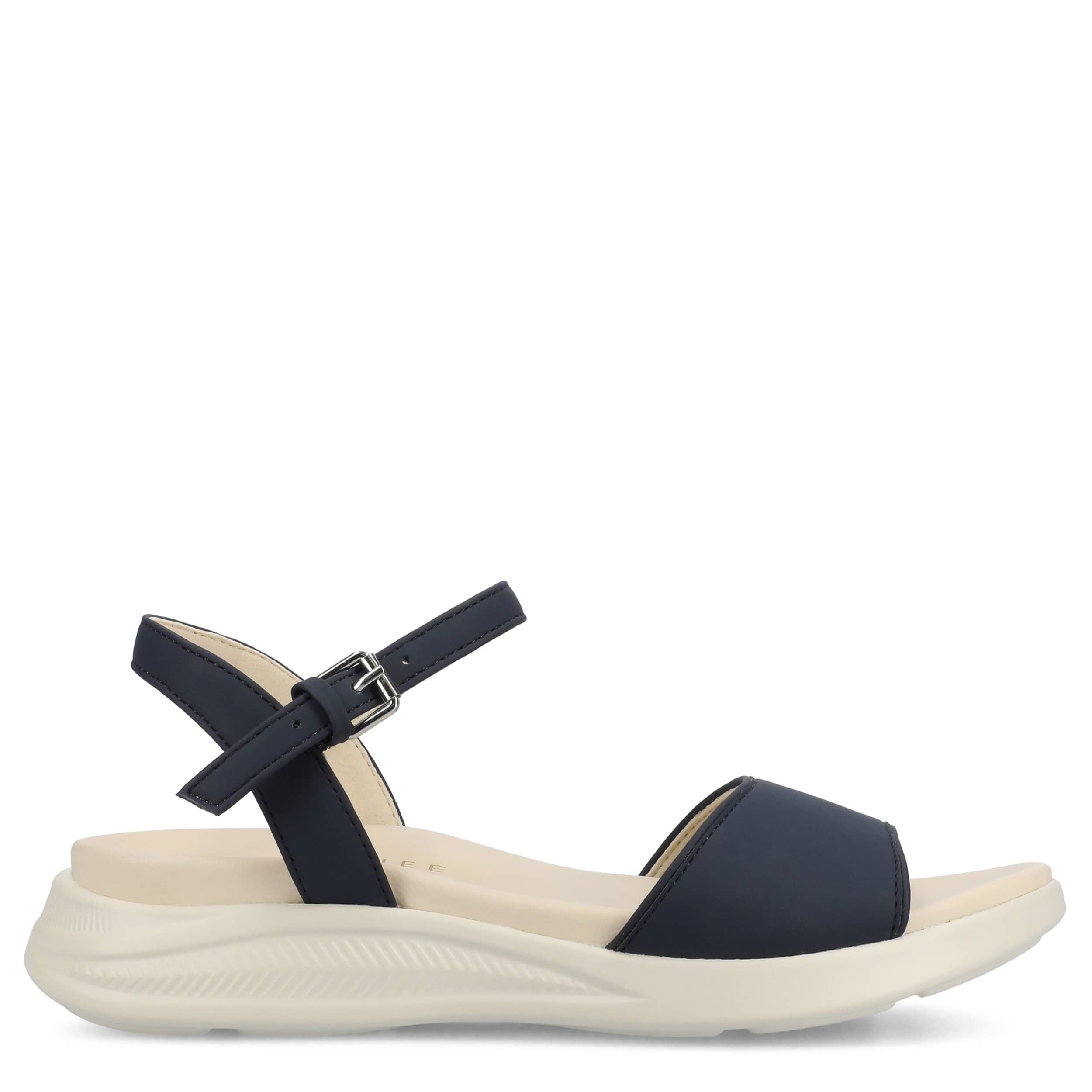 JOURNEE COLLECTION-WOMENS JAYLEE SANDAL-NAVY & 