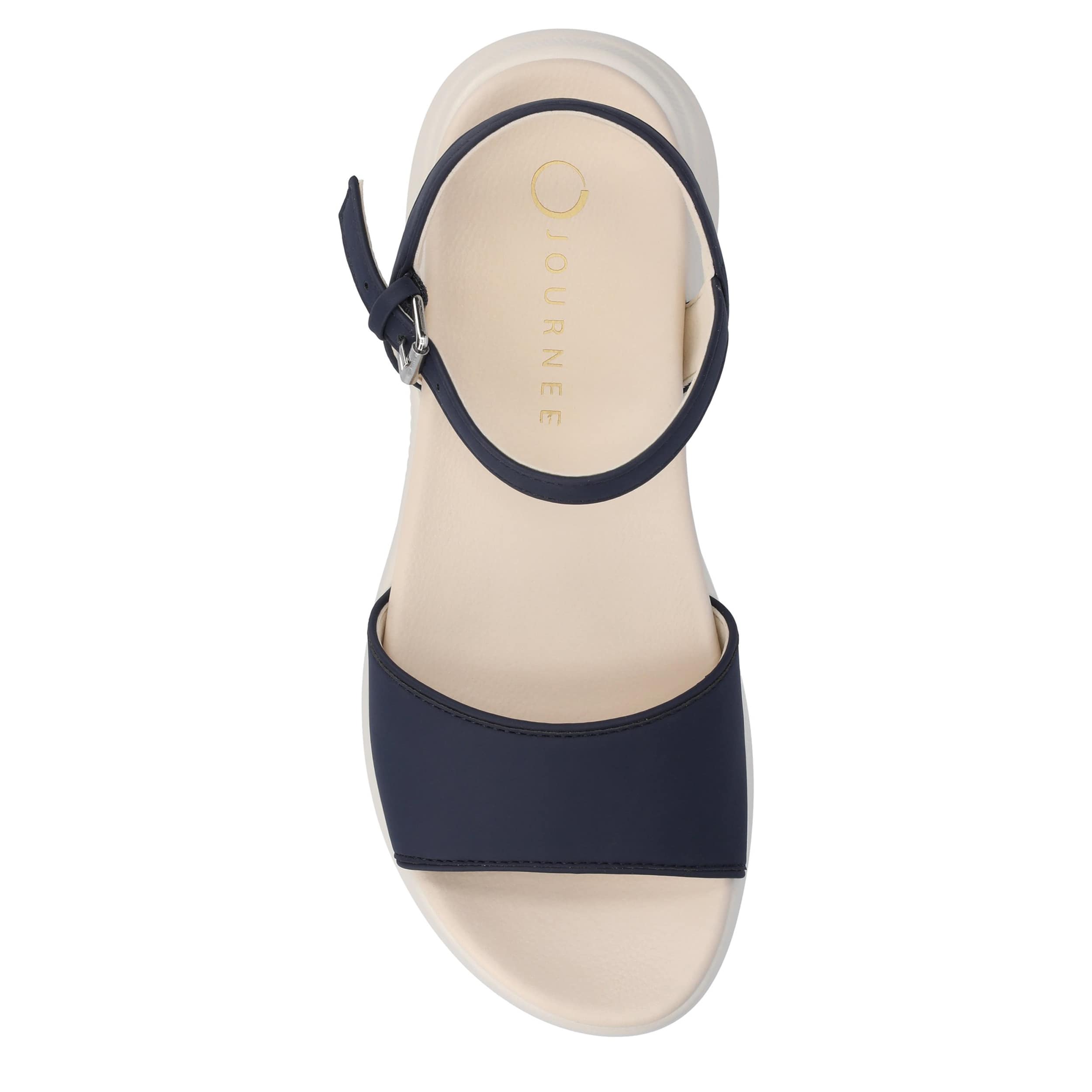 JOURNEE COLLECTION-WOMENS JAYLEE SANDAL-NAVY & 
