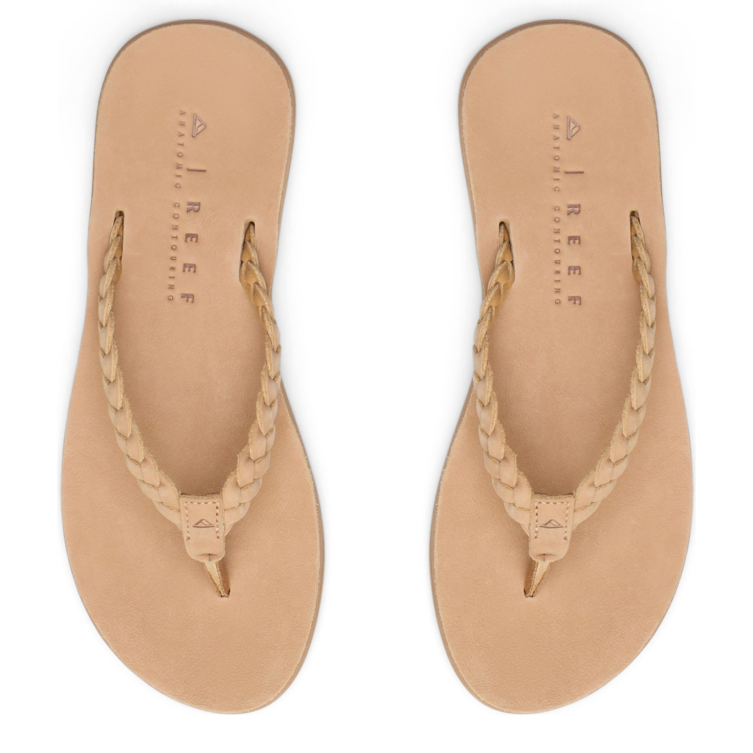 REEF-WOMENS PLAYA SOL FLIP FLOP-TAN & 