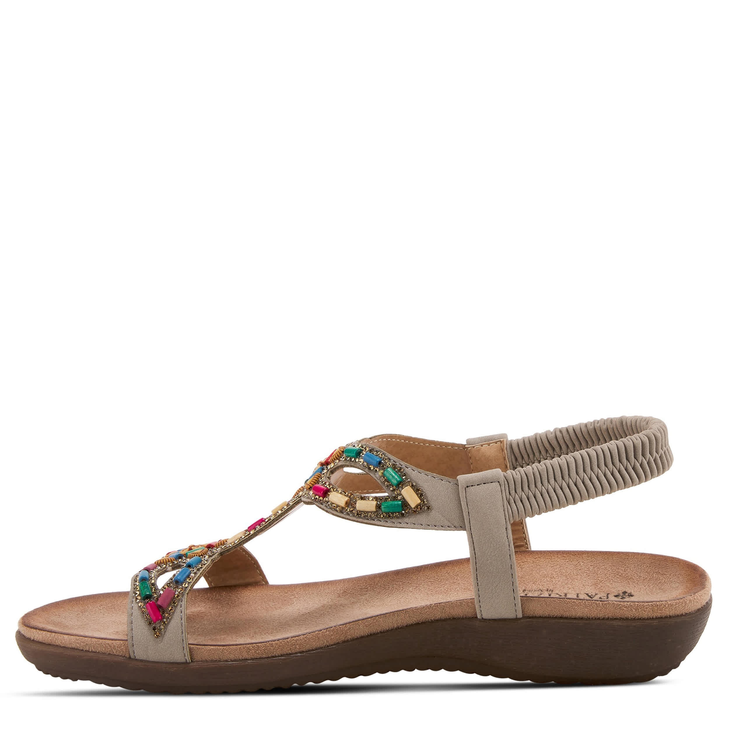 PATRIZIA-WOMENS VOLCANIC SANDAL-GREY & MULTICOLOR