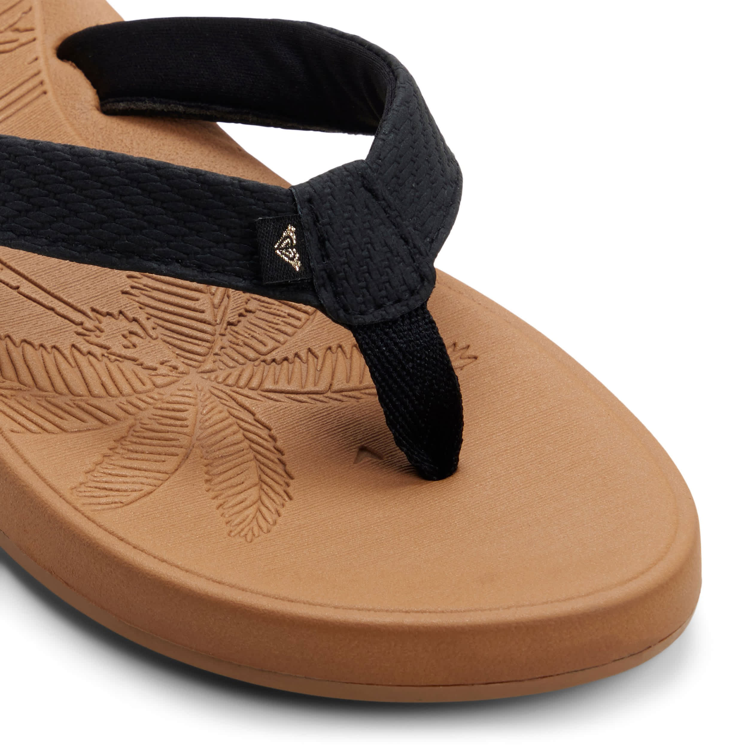 ROXY-WOMENS DEELIAH III FLIP FLOP-BLACK & 